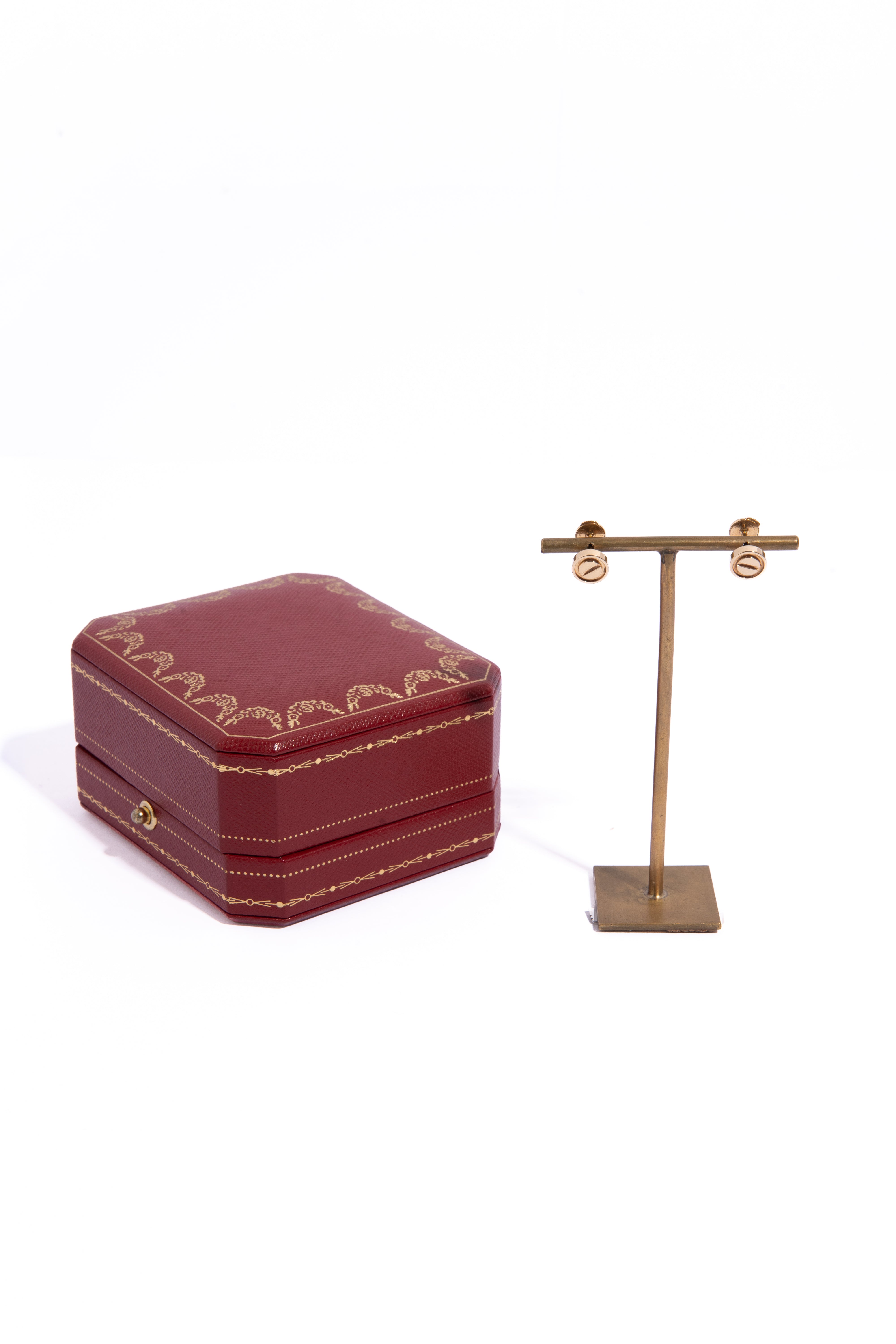 CARTIER 18K Love Stud Earrings