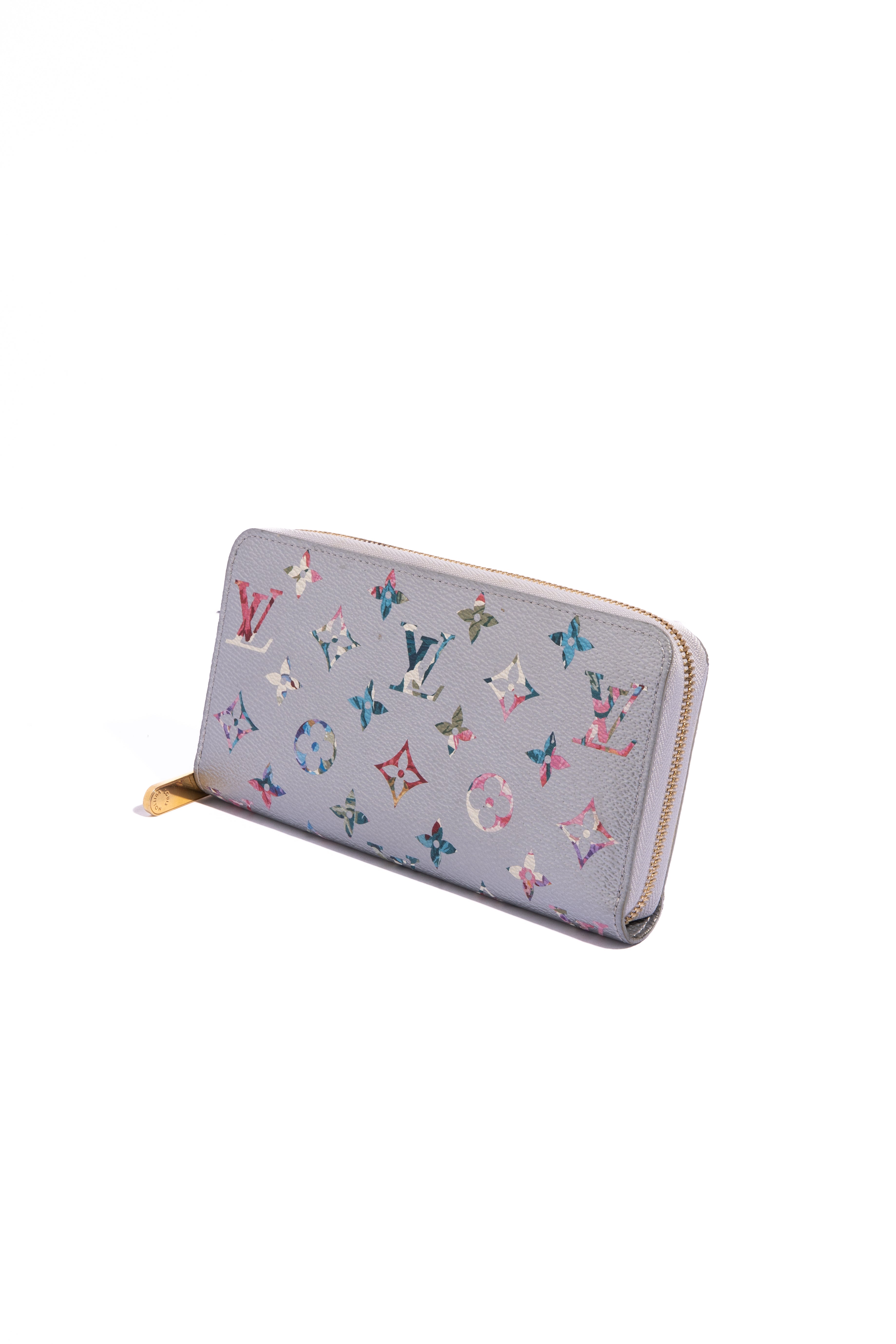 LOUIS VUITTON Metallic Garden Zippy Wallet