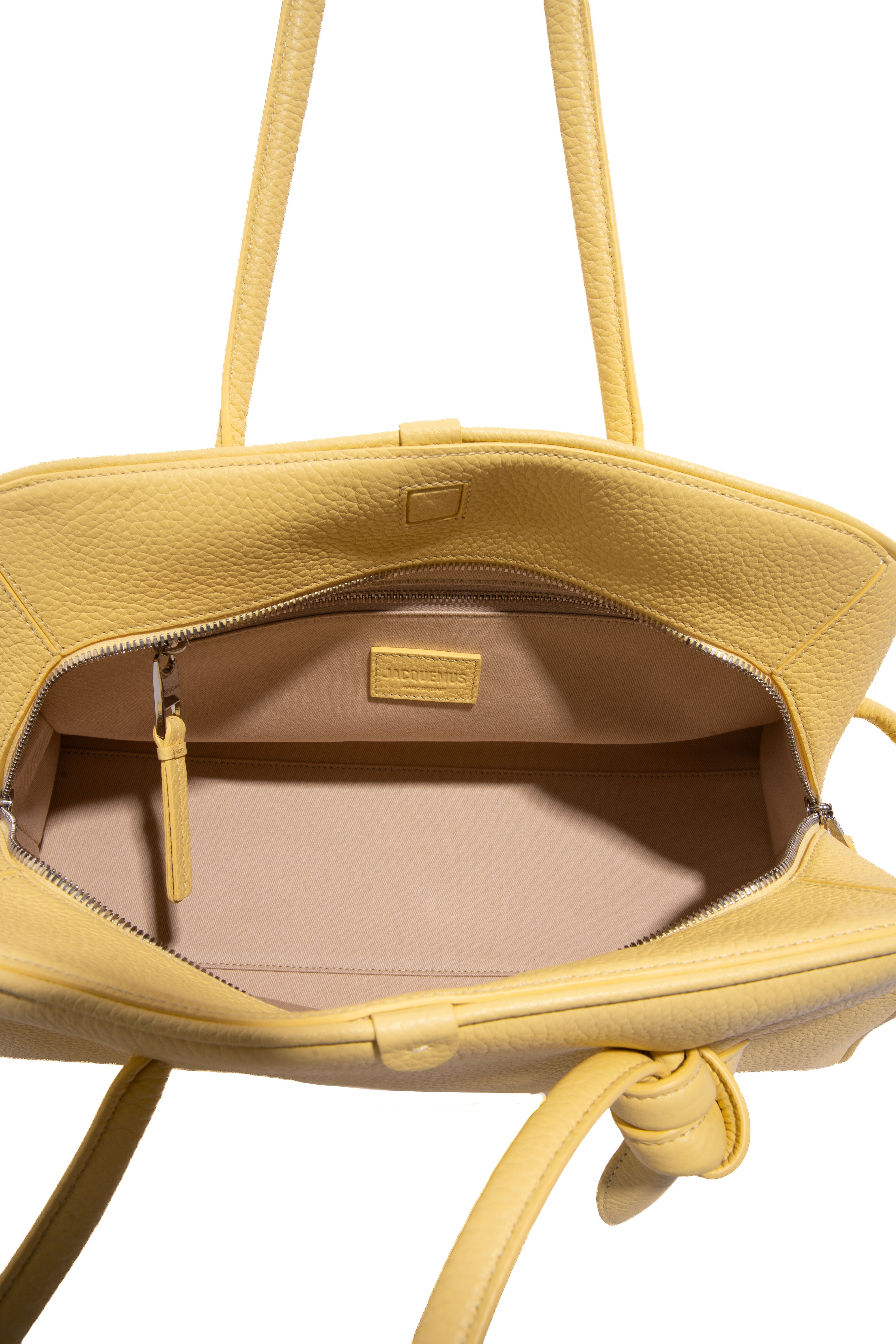 JACQUEMUS Butter Yellow 'Le Turismo' Handbag