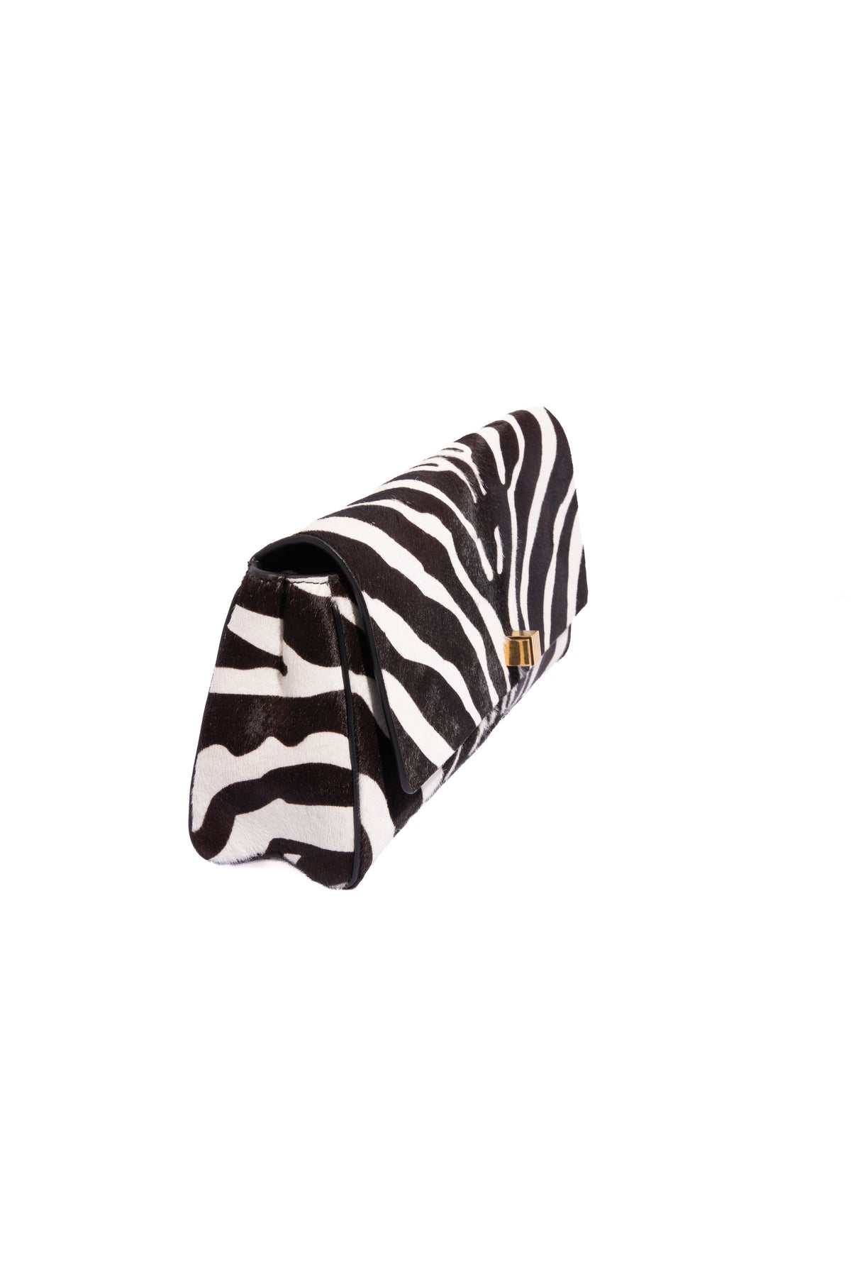 KHAITE Zebra Calfhair 'Audrey' Clutch