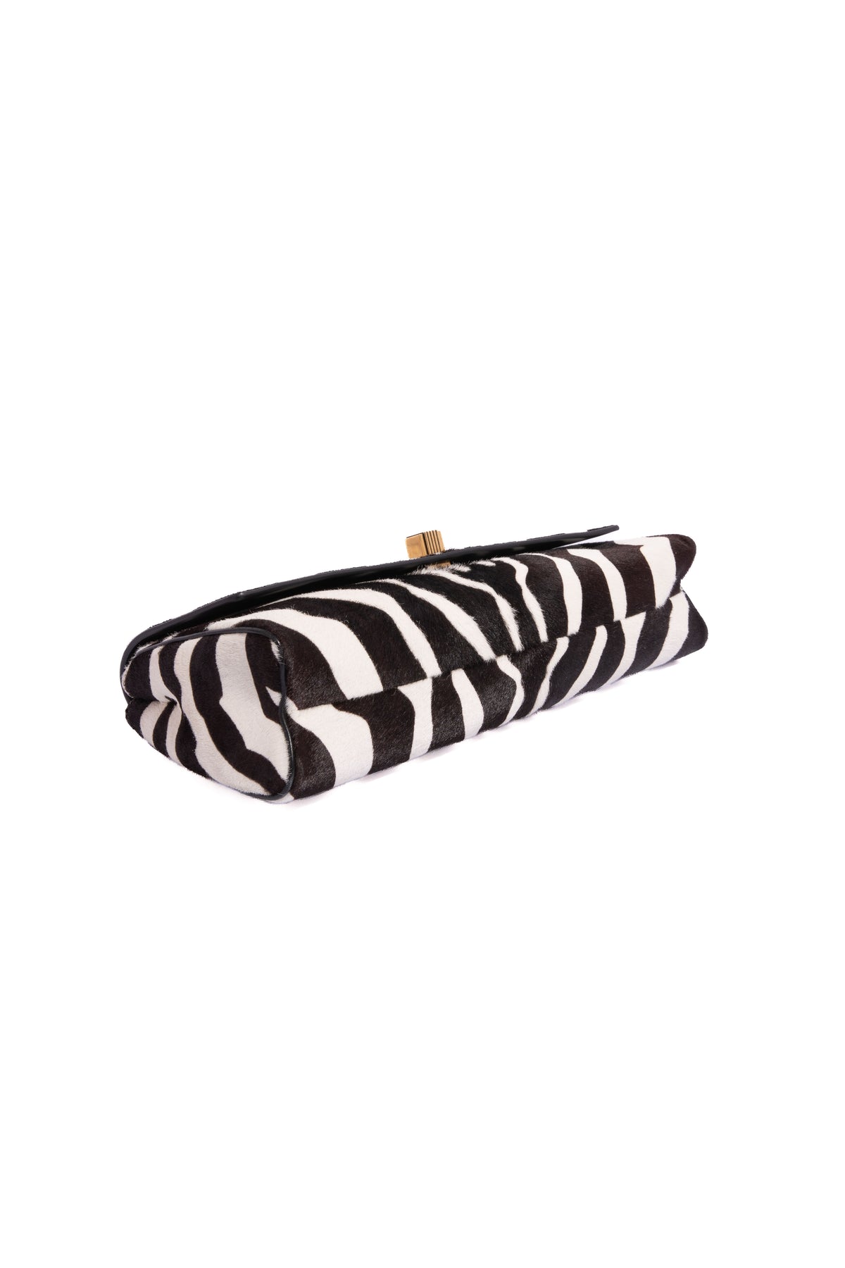 KHAITE Zebra Calfhair 'Audrey' Clutch