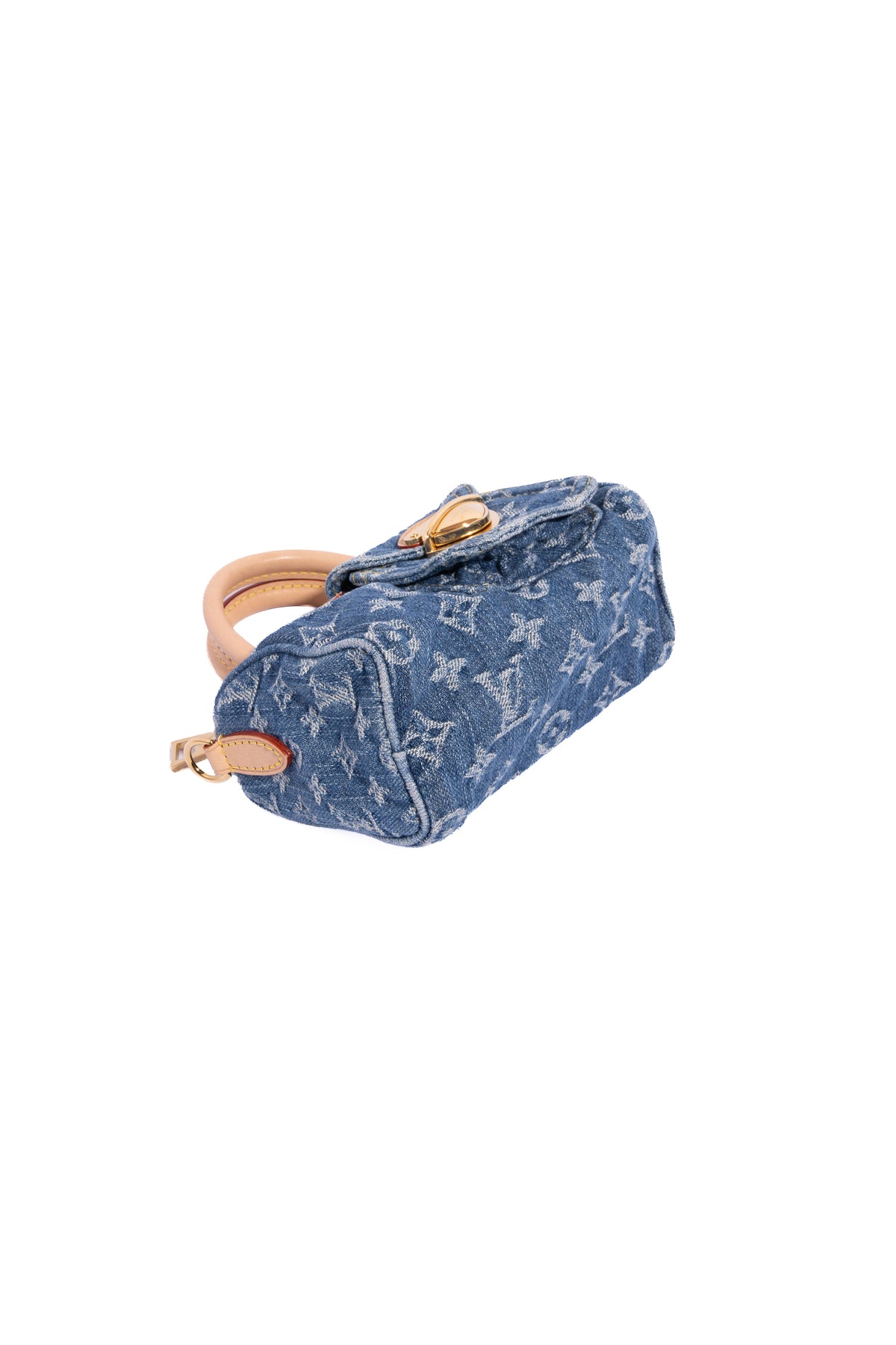LOUIS VUITTON Denim Nano Speedy