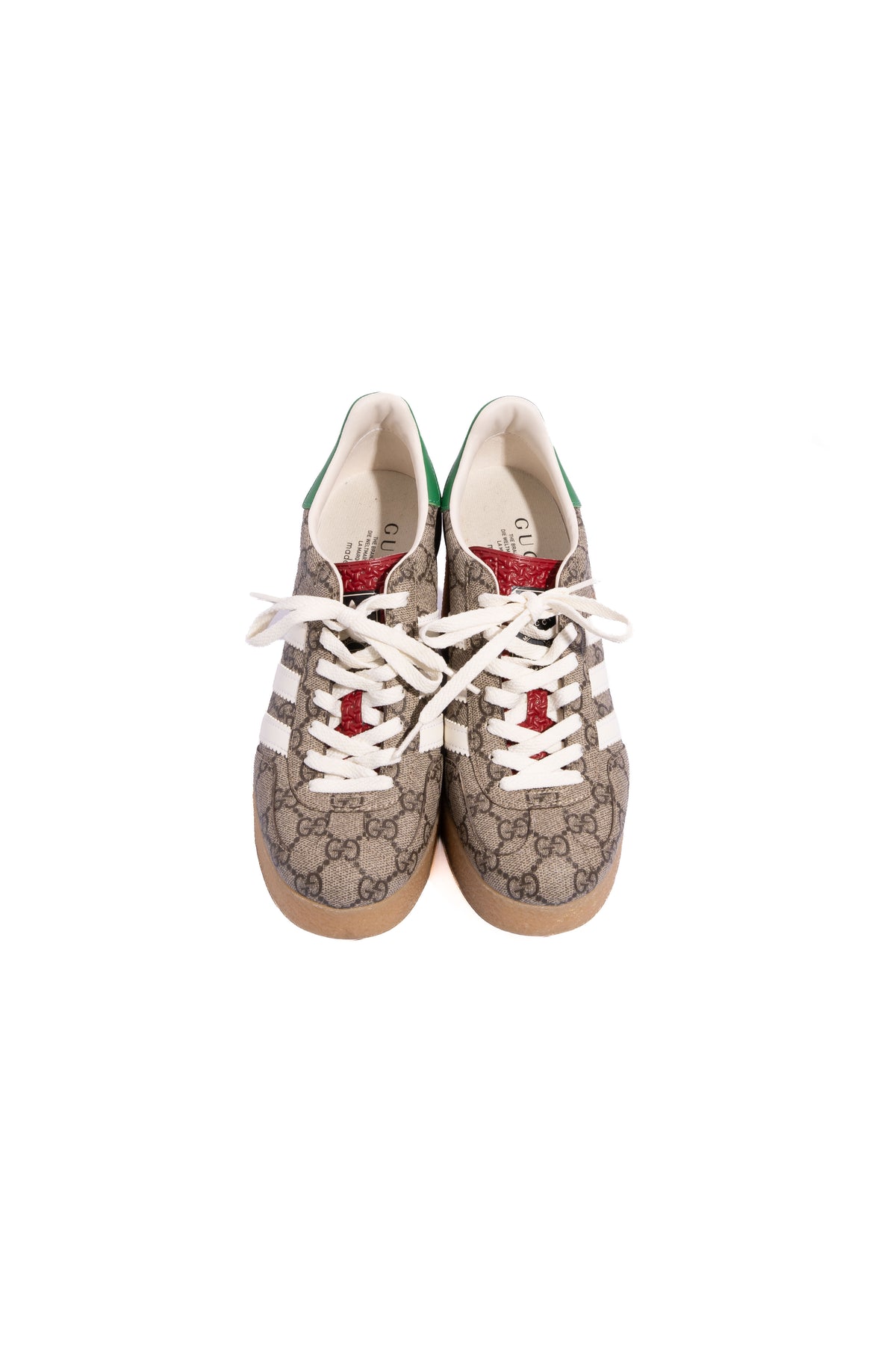 GUCCI X ADIDAS GG Wedge Gazelle Sneakers | Sz. 38.5