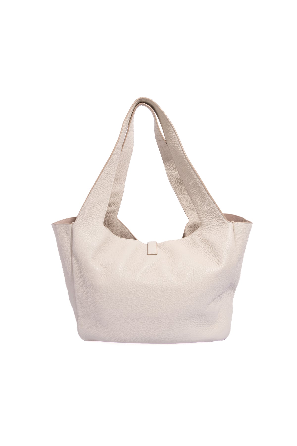 SAINT LAURENT Cream Large Bea Cabas Tote