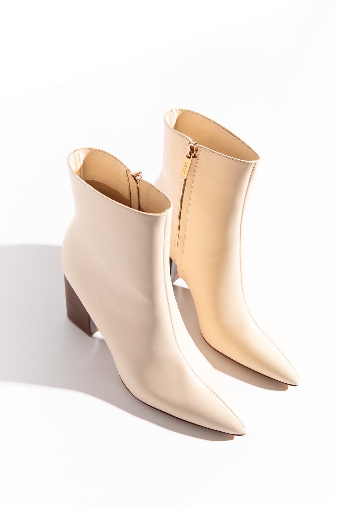 GABRIELA HEARST Cream Ankle Boots (Sz. 41)