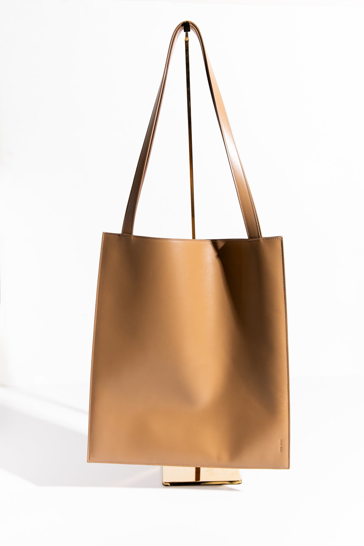 THE ROW Brown Flat Tote Bag