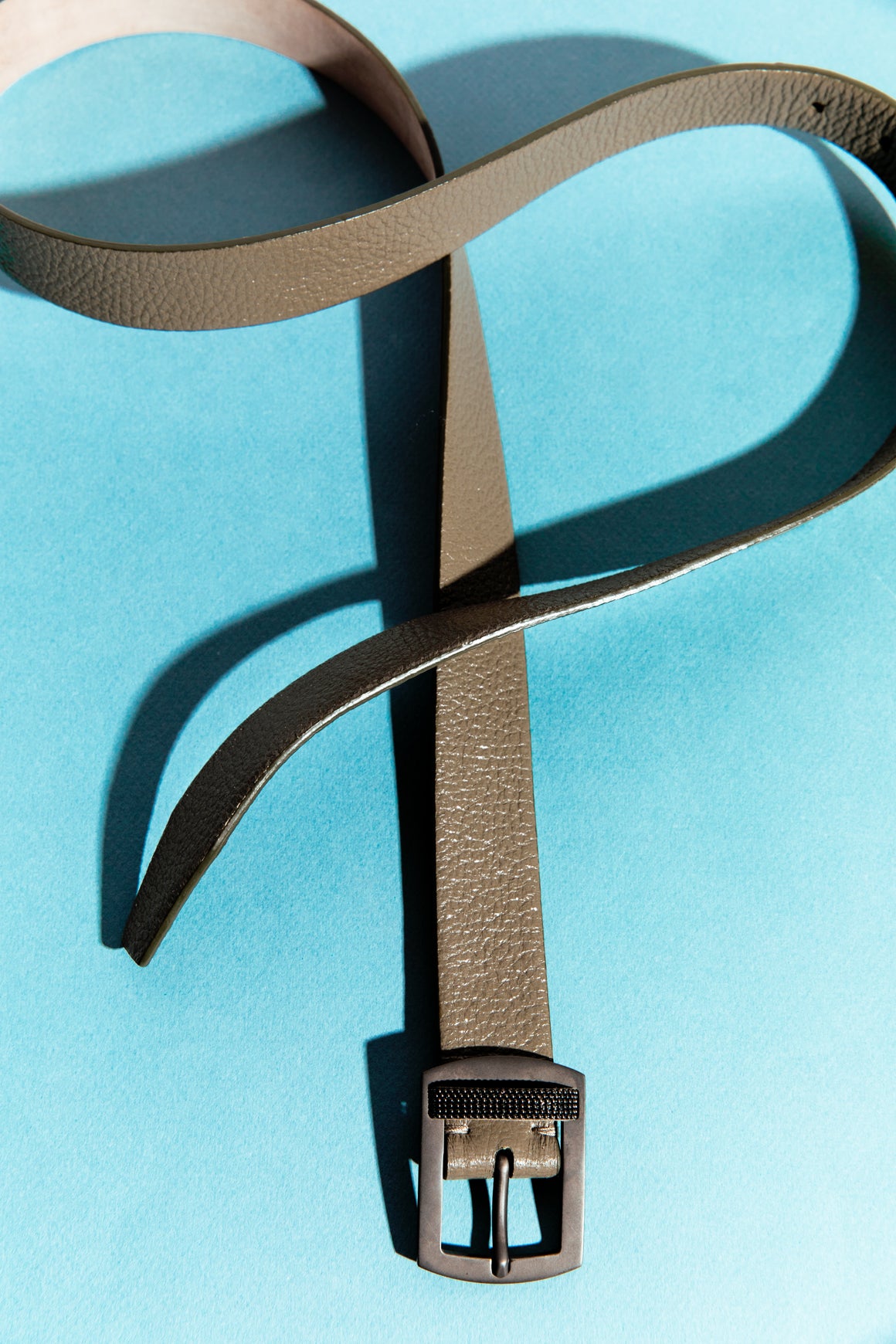BRUNELLO CUCINELLI Olive Leather Belt (Sz. M)