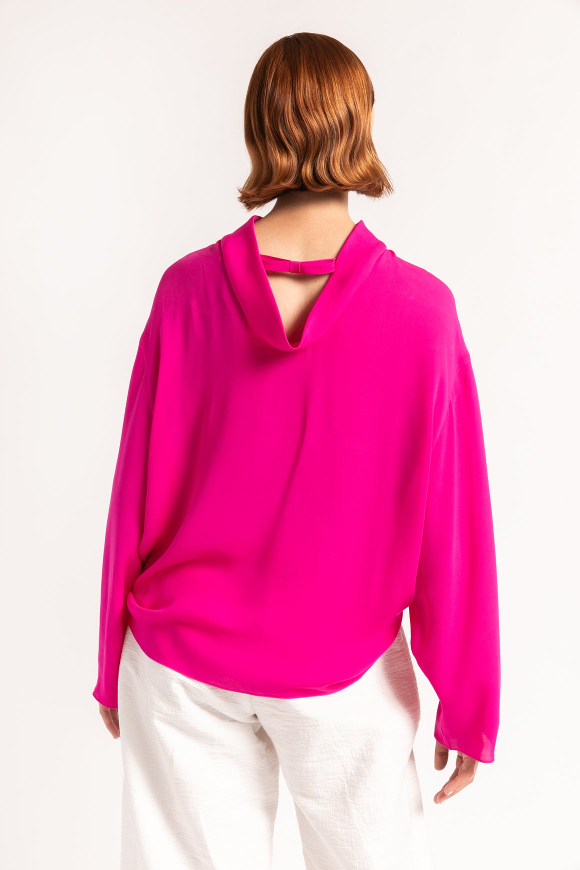 VALENTINO Pink Silk Blouse