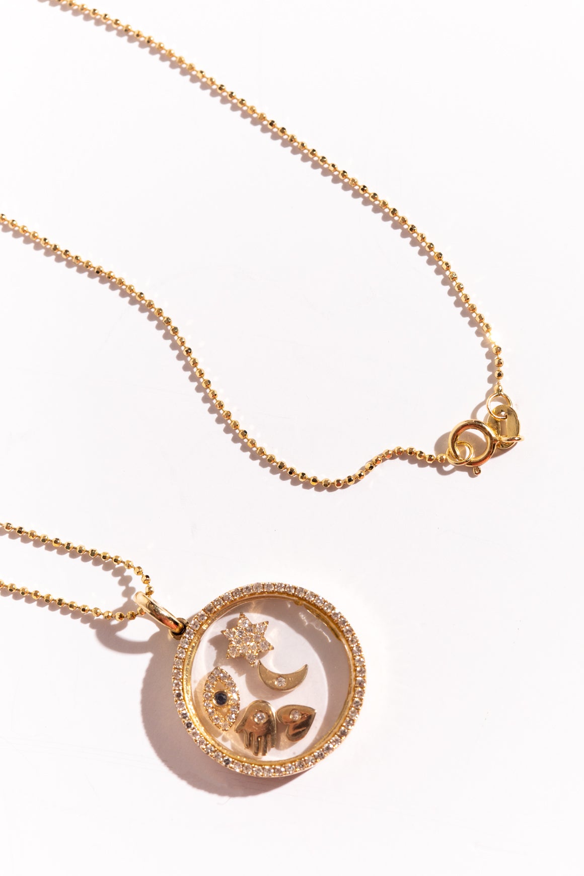 THE DOWRY 14K Zodiac Pendant Necklace
