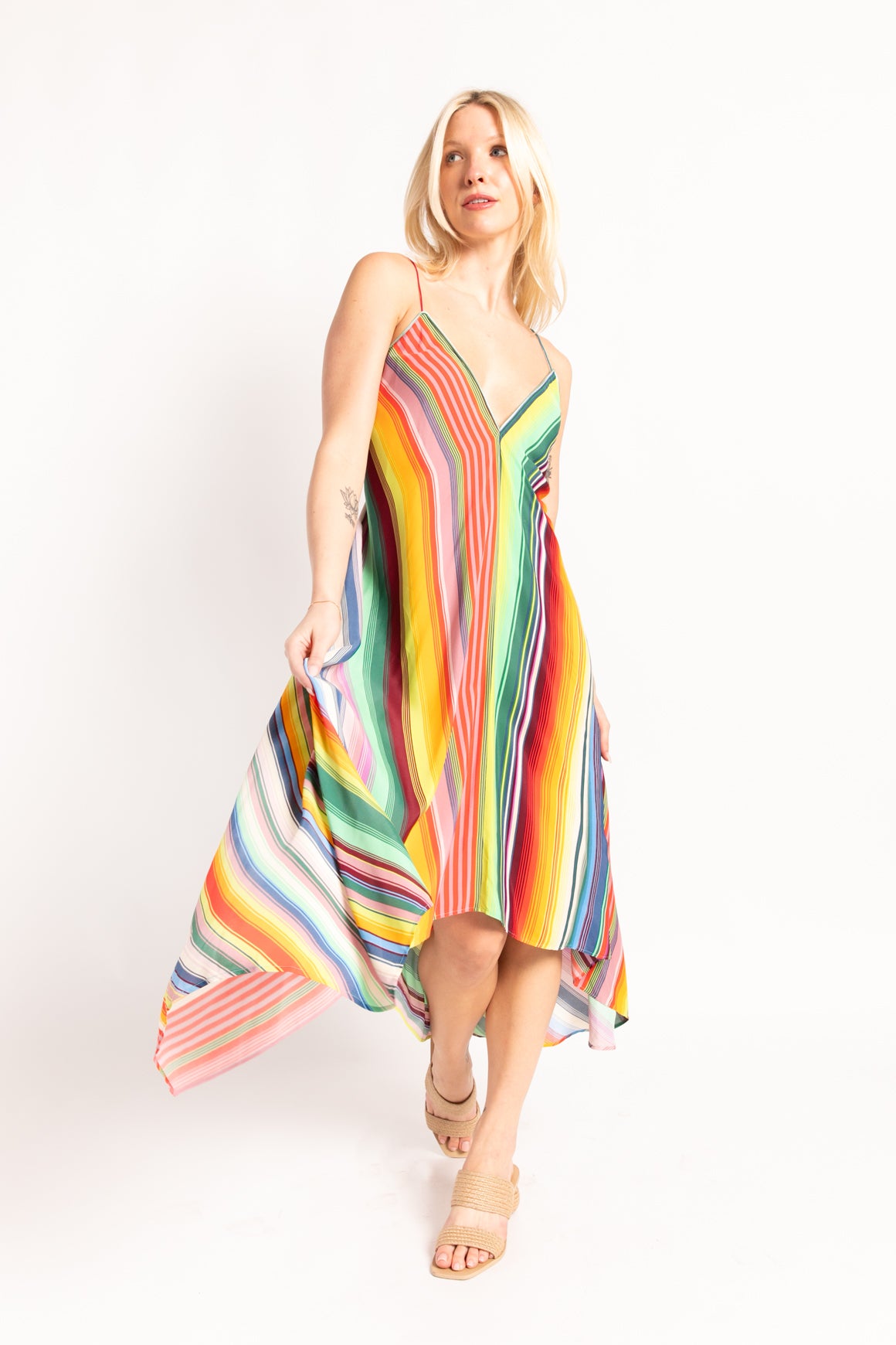 ETRO Rainbow Midi Dress
