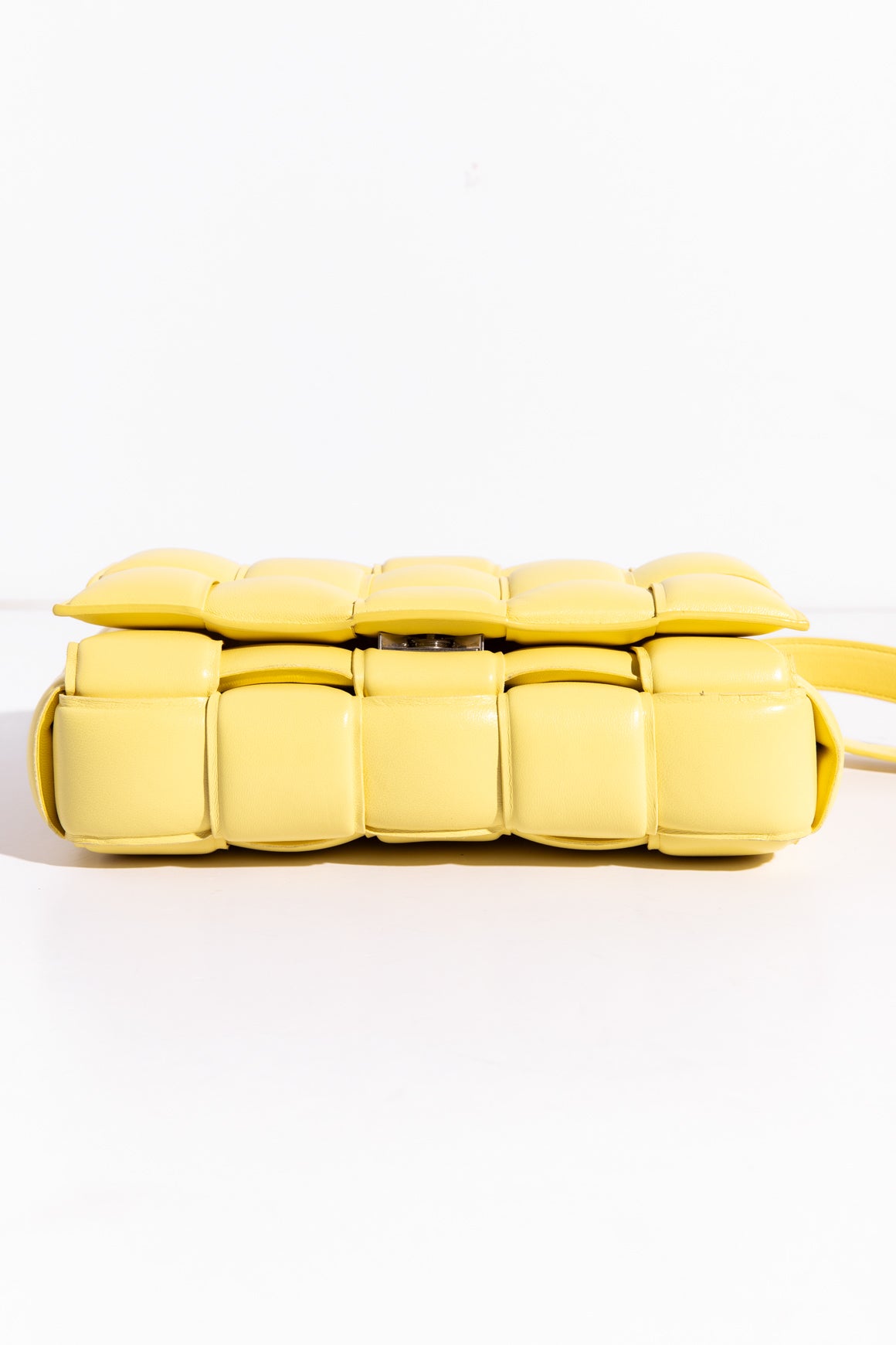 BOTTEGA VENETA Yellow Padded Casette Bag