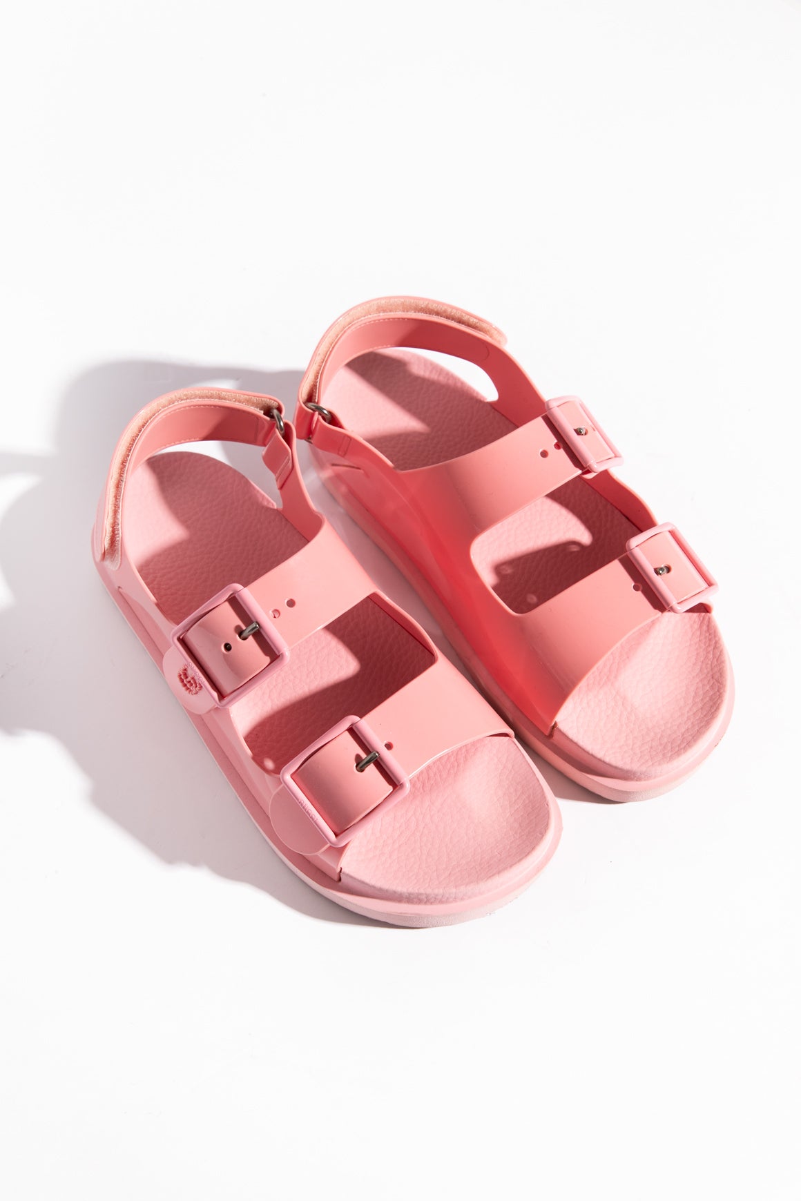 GUCCI Pink Rubber Sandals (Sz. 39)