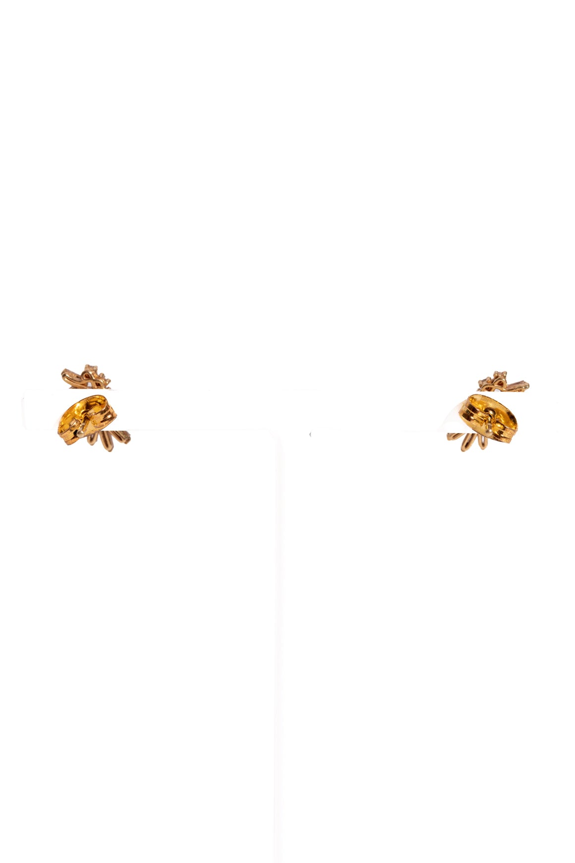 SUZANNE KALAN 18k Gold Diamond Stud Earrings
