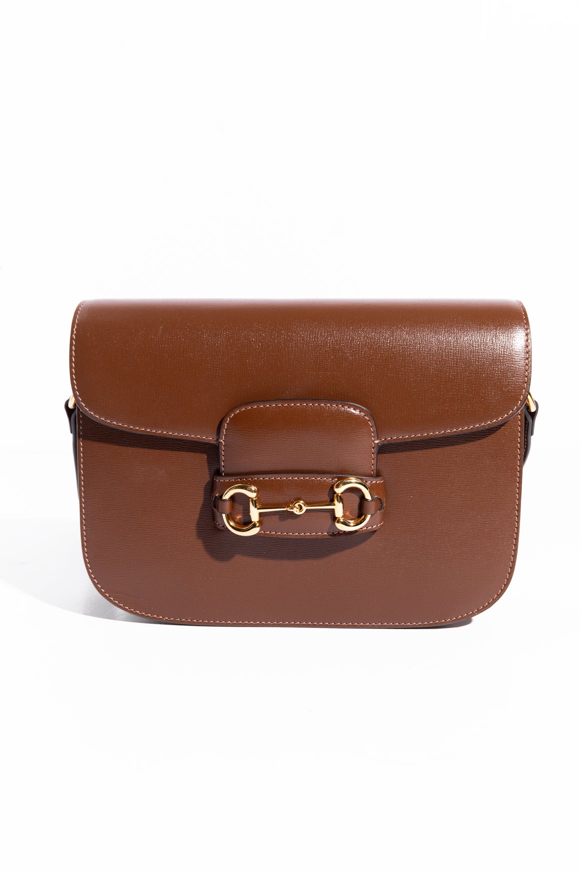 GUCCI Brown Horsebit 1955 Small Shoulder Bag