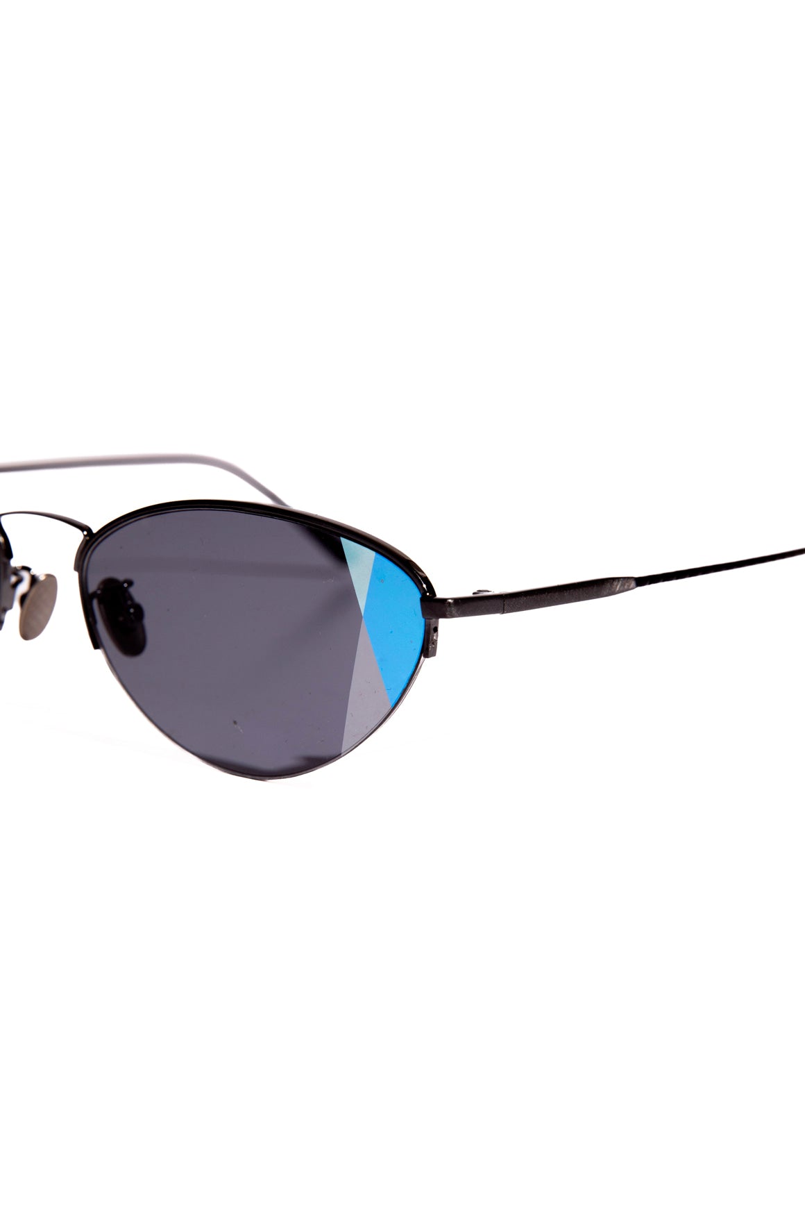 BOTTEGA VENETA Geo Oval Wire Frame Sunglasses