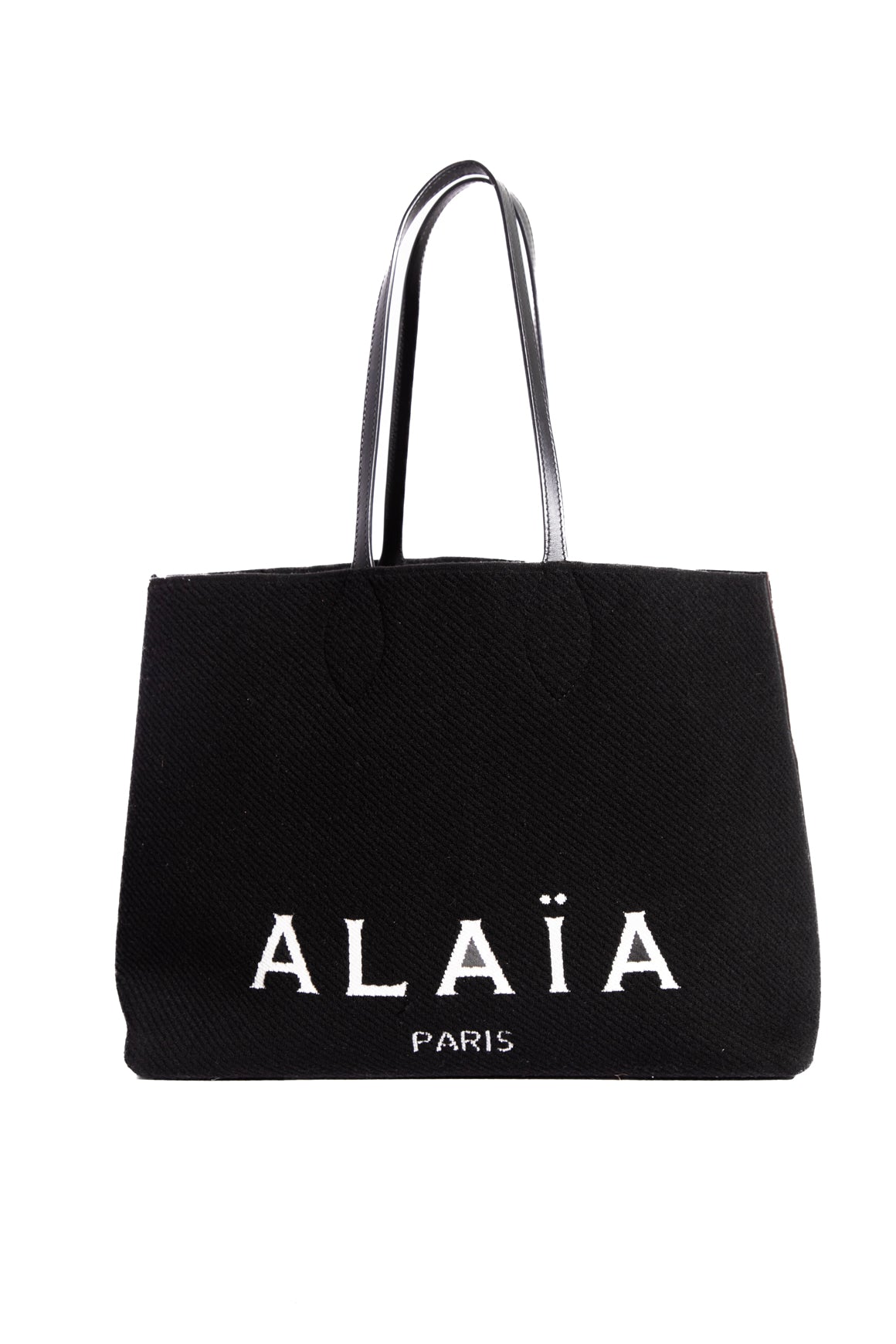 ALAIA Knit Logo Tote