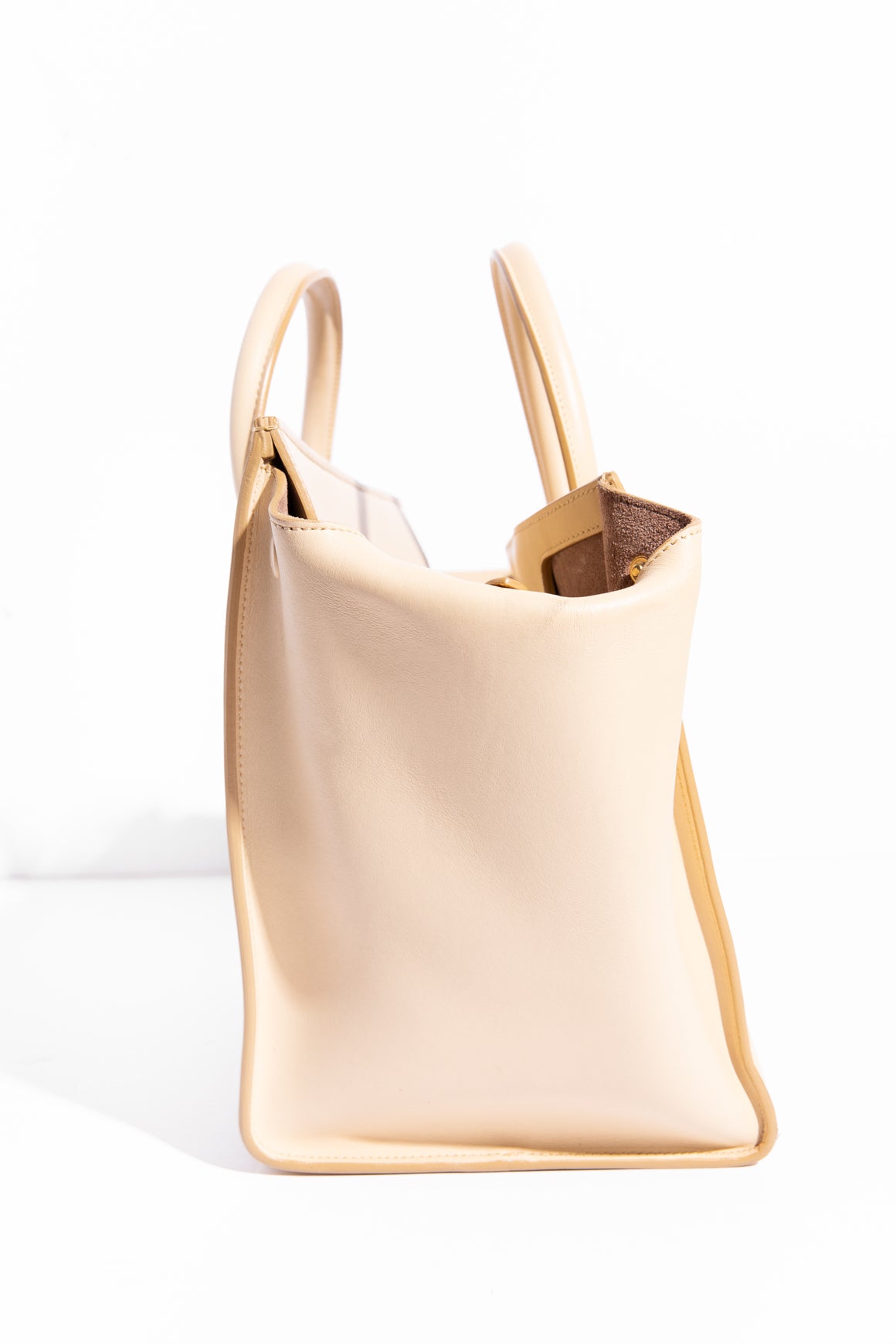 CELINE Beige Tie Knot Handbag