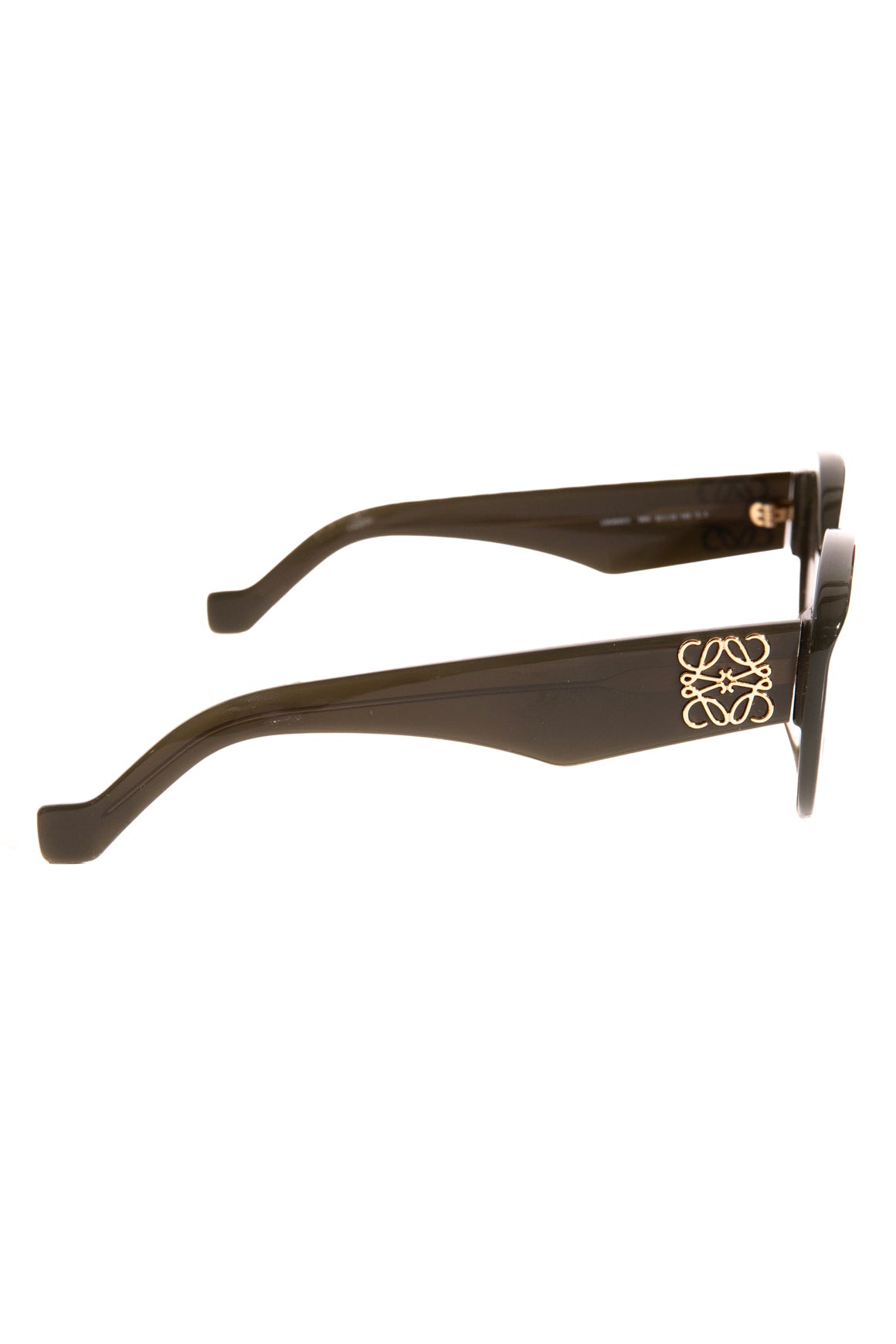 LOEWE Green Wide Cat Eye Sunglasses