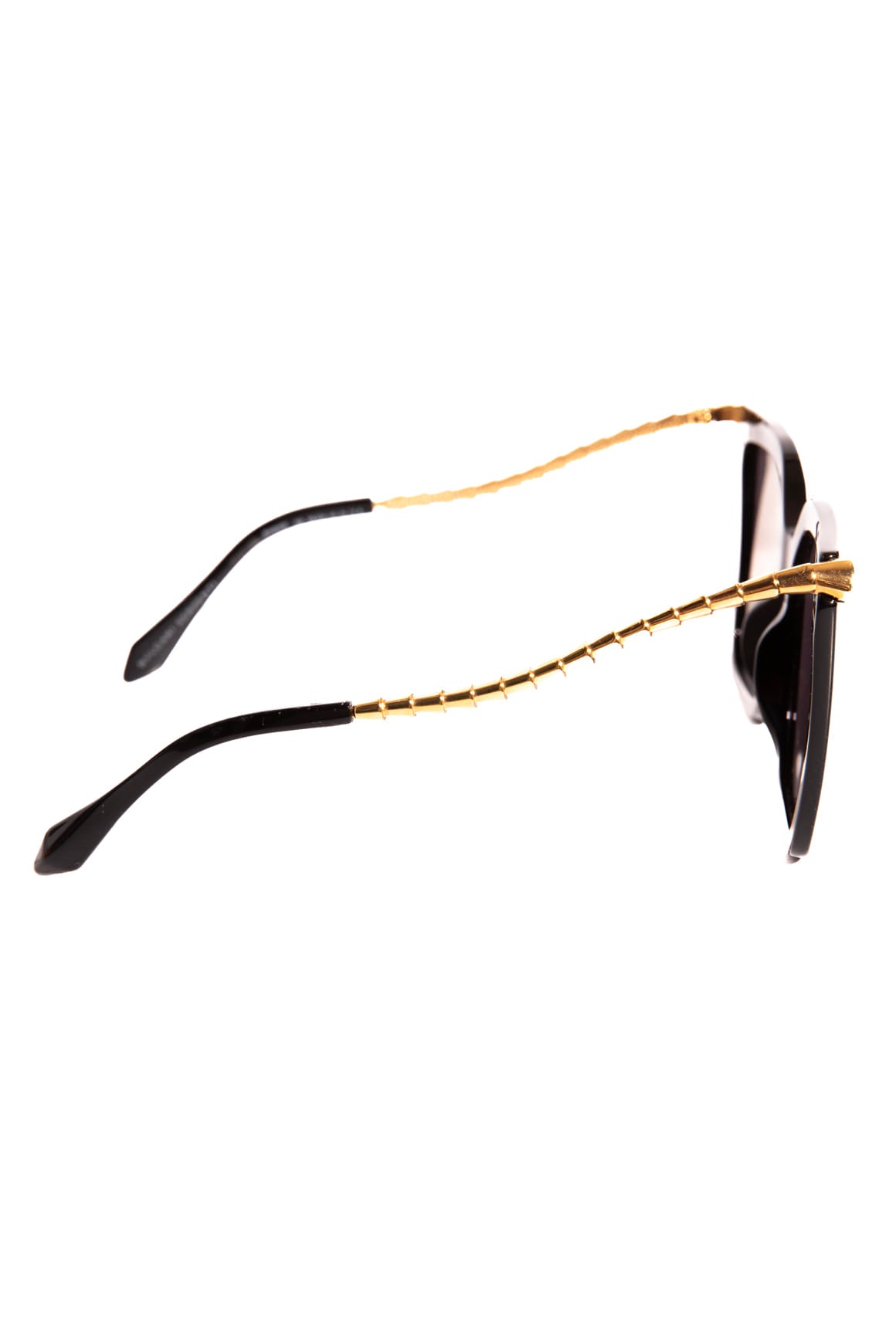 BVLGARI Black Serpenti Temple Sunglasses