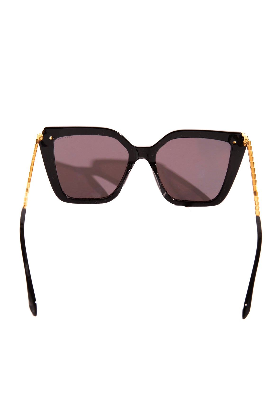 BVLGARI Black Serpenti Temple Sunglasses