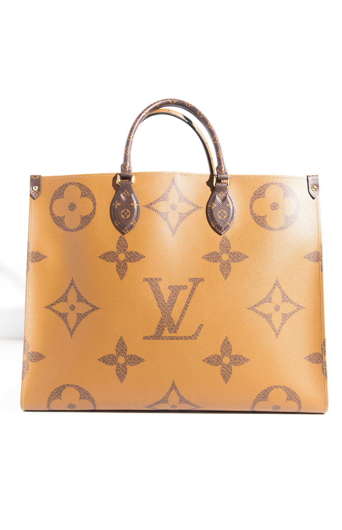 LOUIS VUITTON Brown Monogram OnTheGo GM Tote