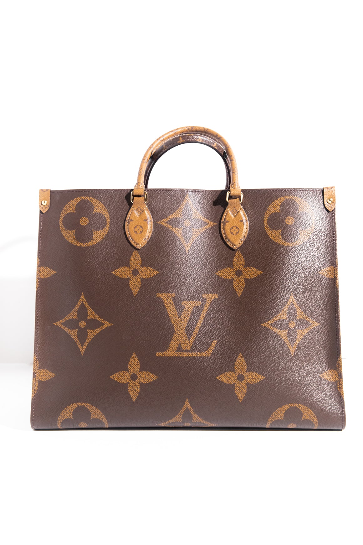 LOUIS VUITTON Brown Monogram OnTheGo GM Tote