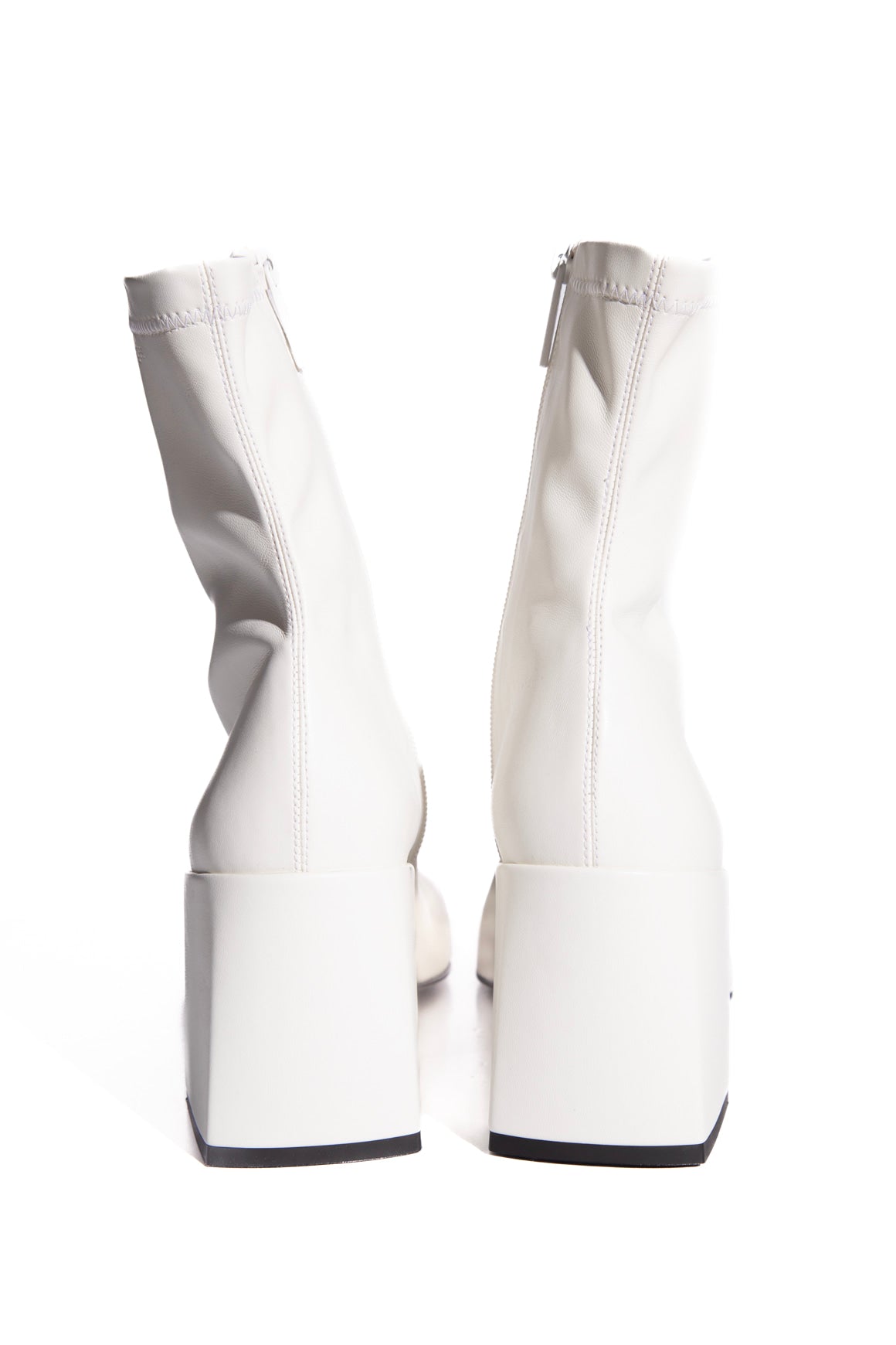 COURREGES White Sock Boots (Sz.40)