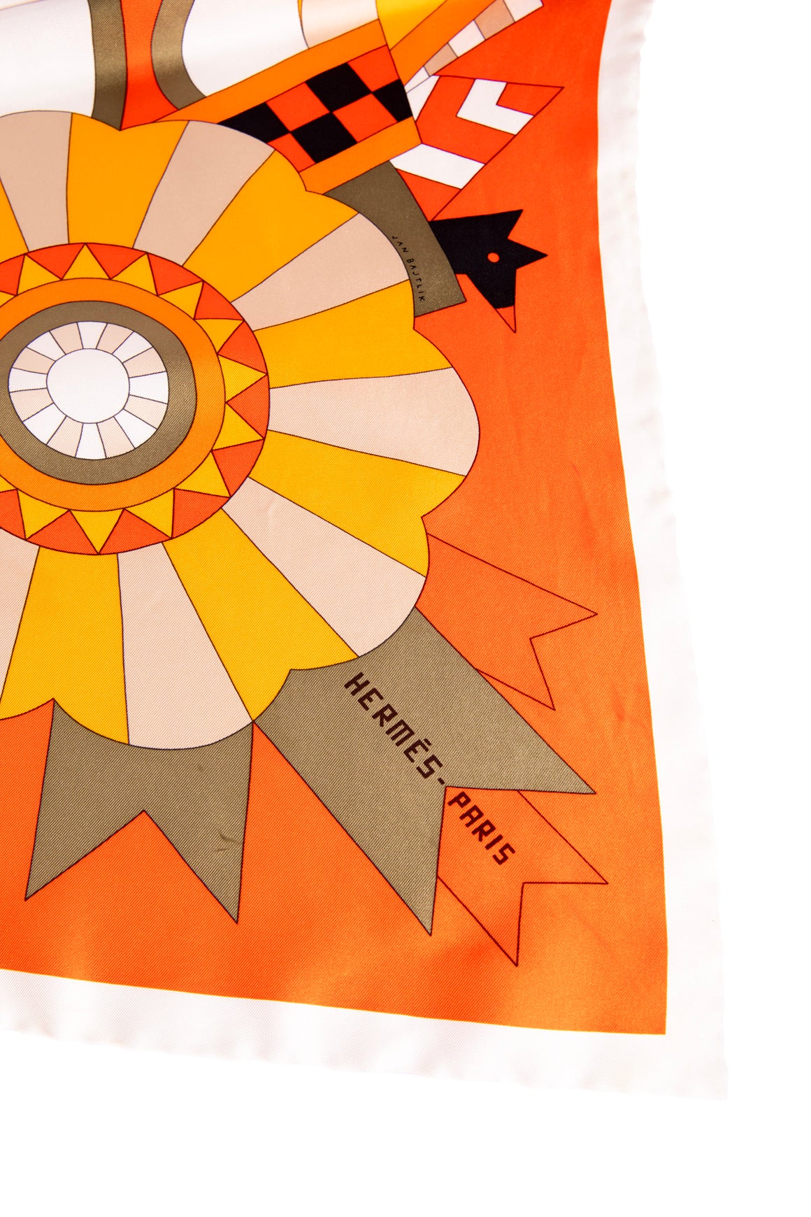 HERMES "Cheval De Fete" Large Silk Scarf