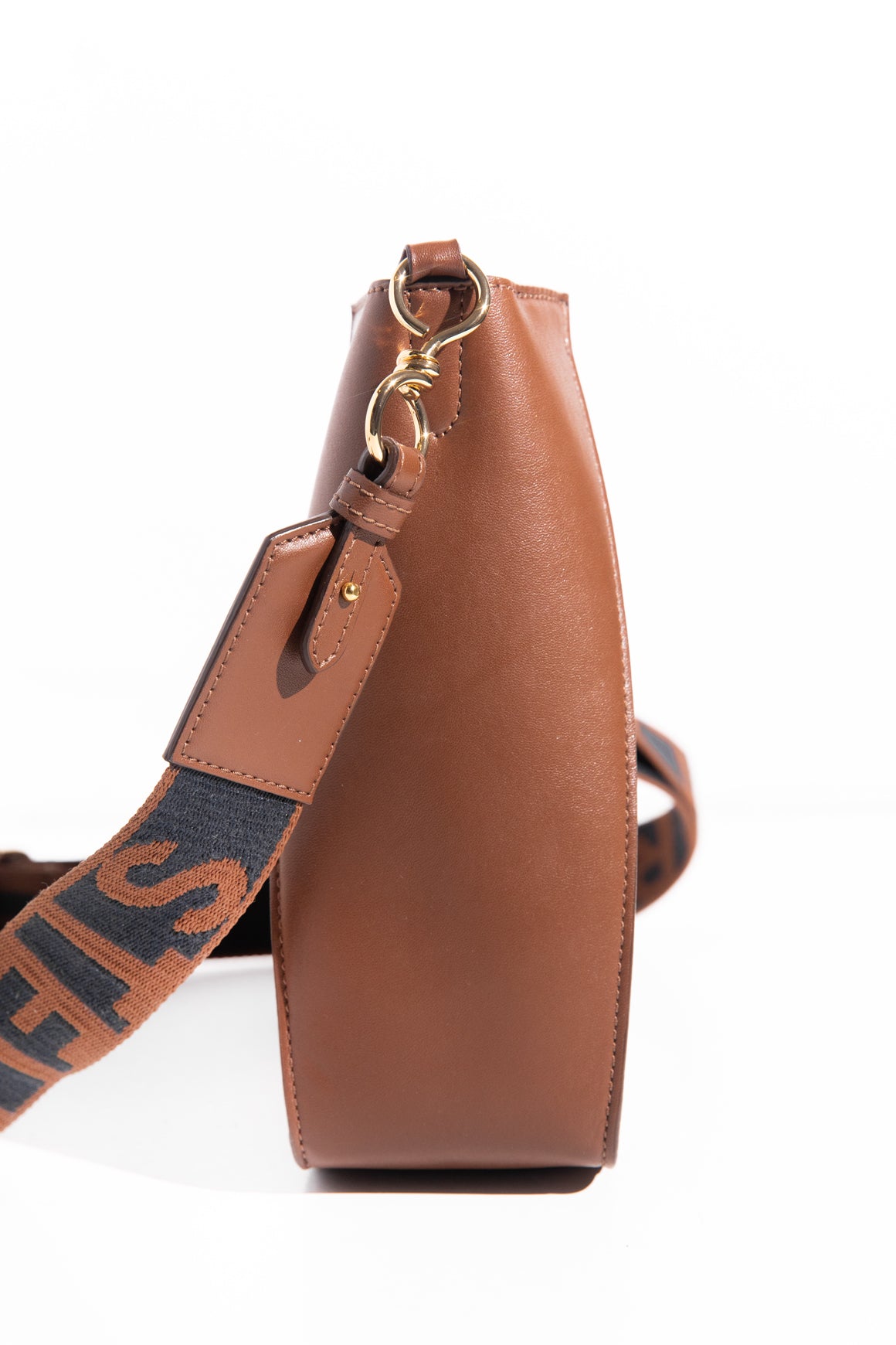 STELLA MCCARTNEY Brown Logo Crossbody