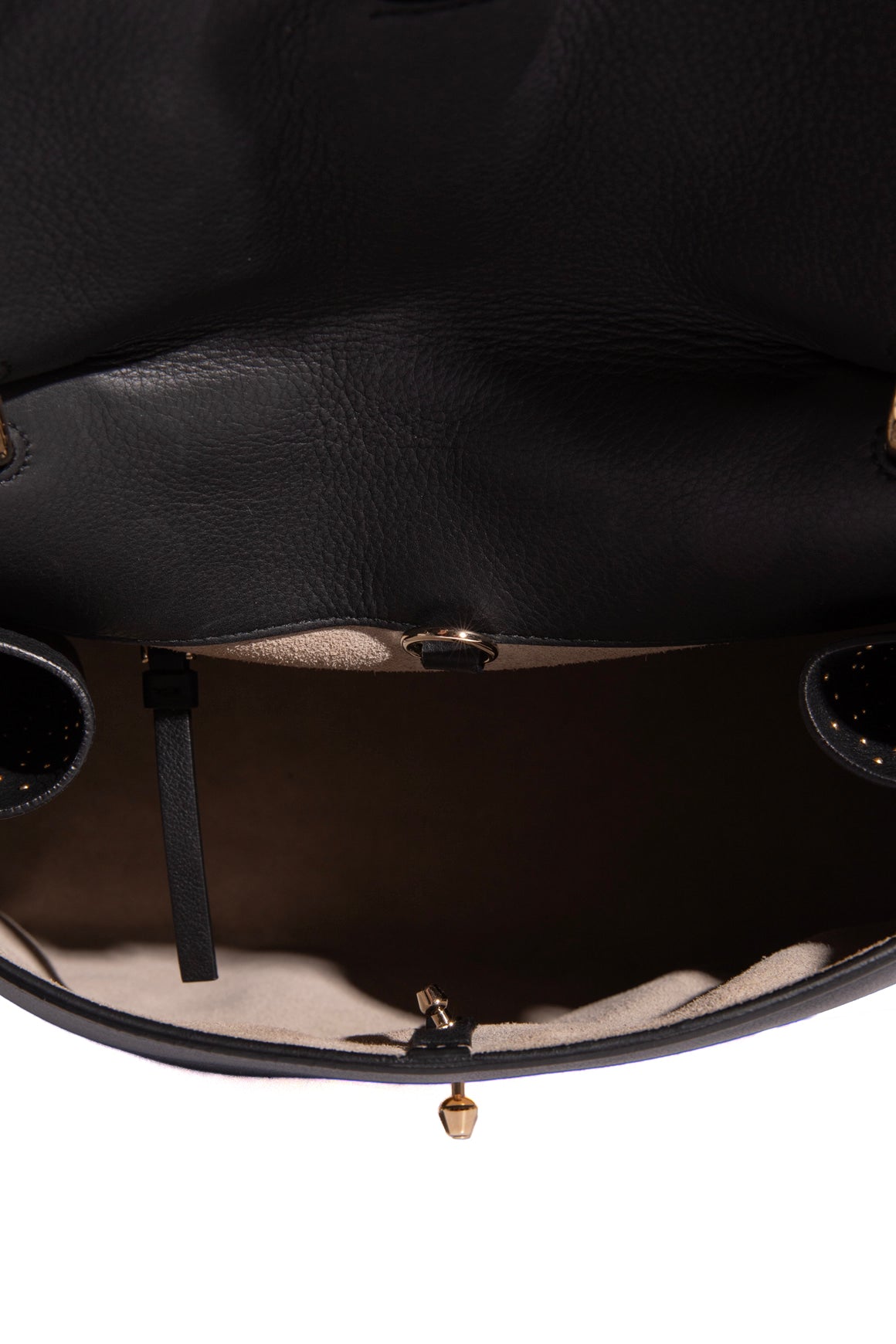 FERRAGAMO Black Jet Set Handle Bag