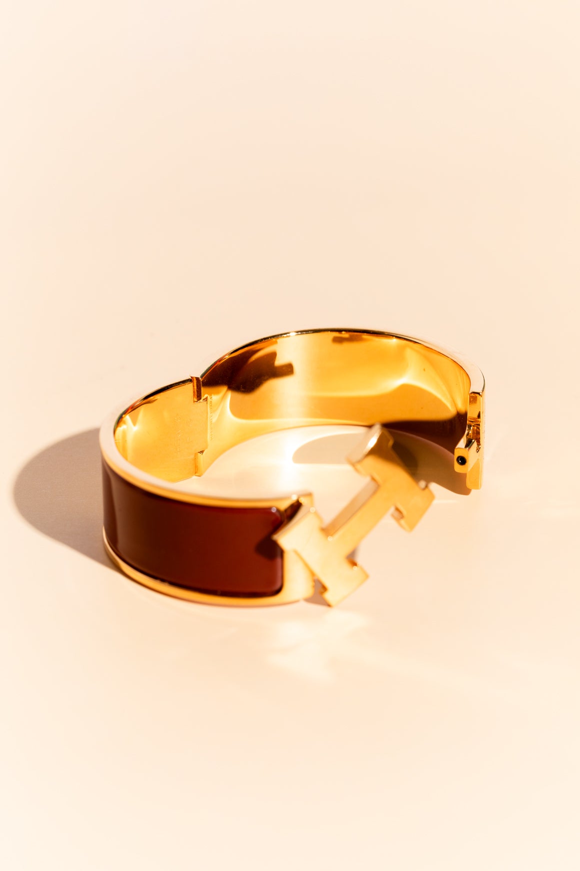 HERMES Auburn Clic Clac H Bracelet