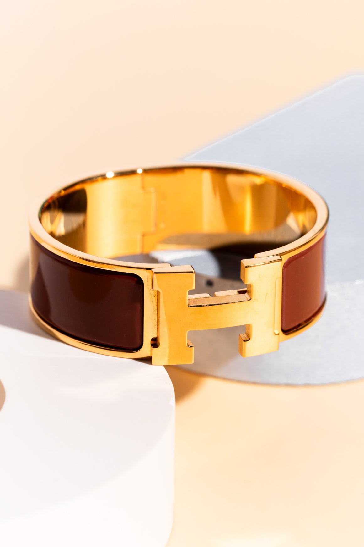 HERMES Auburn Clic Clac H Bracelet