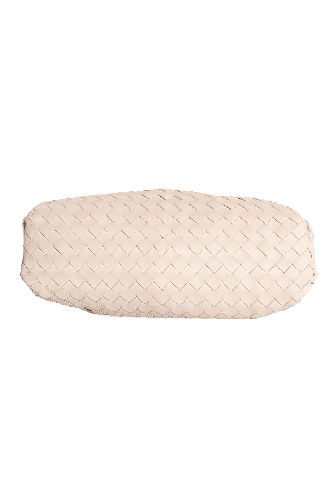 BOTTEGA VENETA Cream Intrecciato Large Pouch