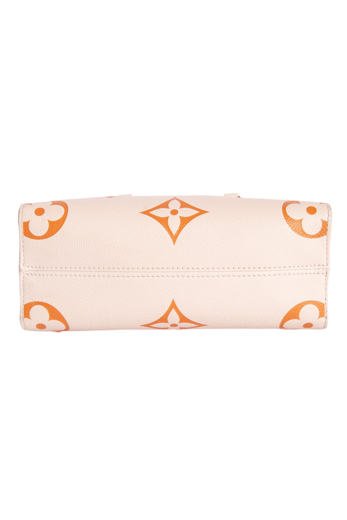 LOUIS VUITTON Cream & Orange Mini Onthego