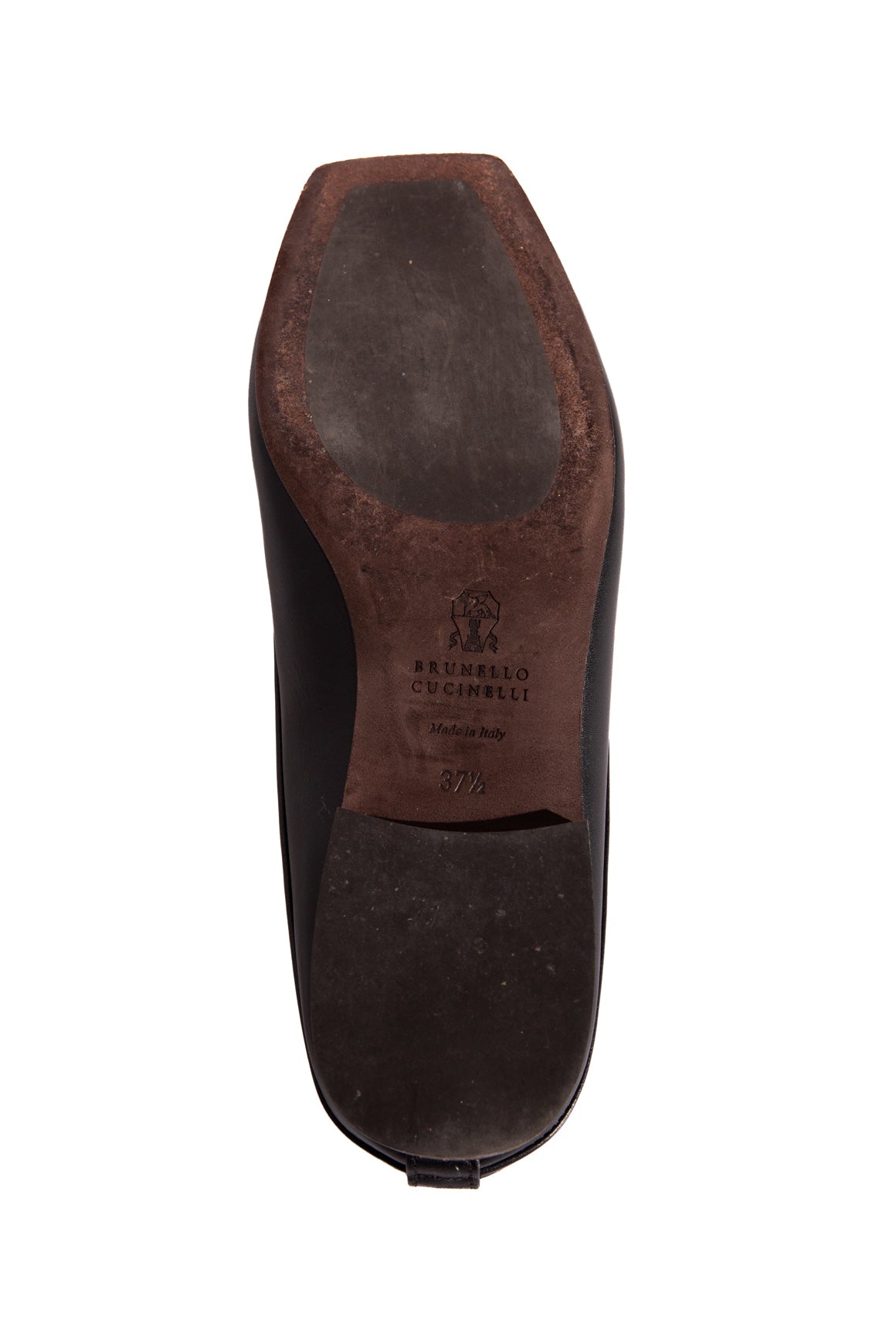 BRUNELLO CUCINELLI Black Bow Sherpa Ballet Mules (Sz. 37.5)