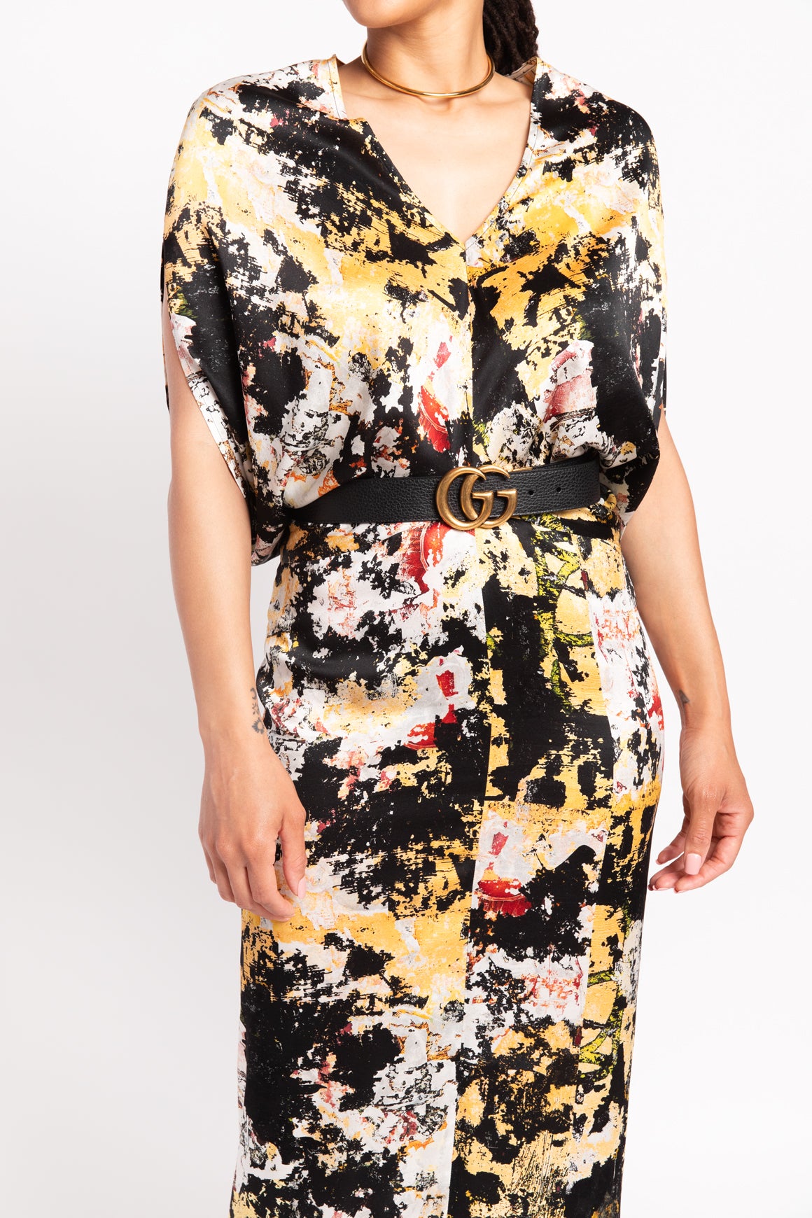 ZERO MARIA CORNEJO Multicolored Printed "Reni" Maxi Dress