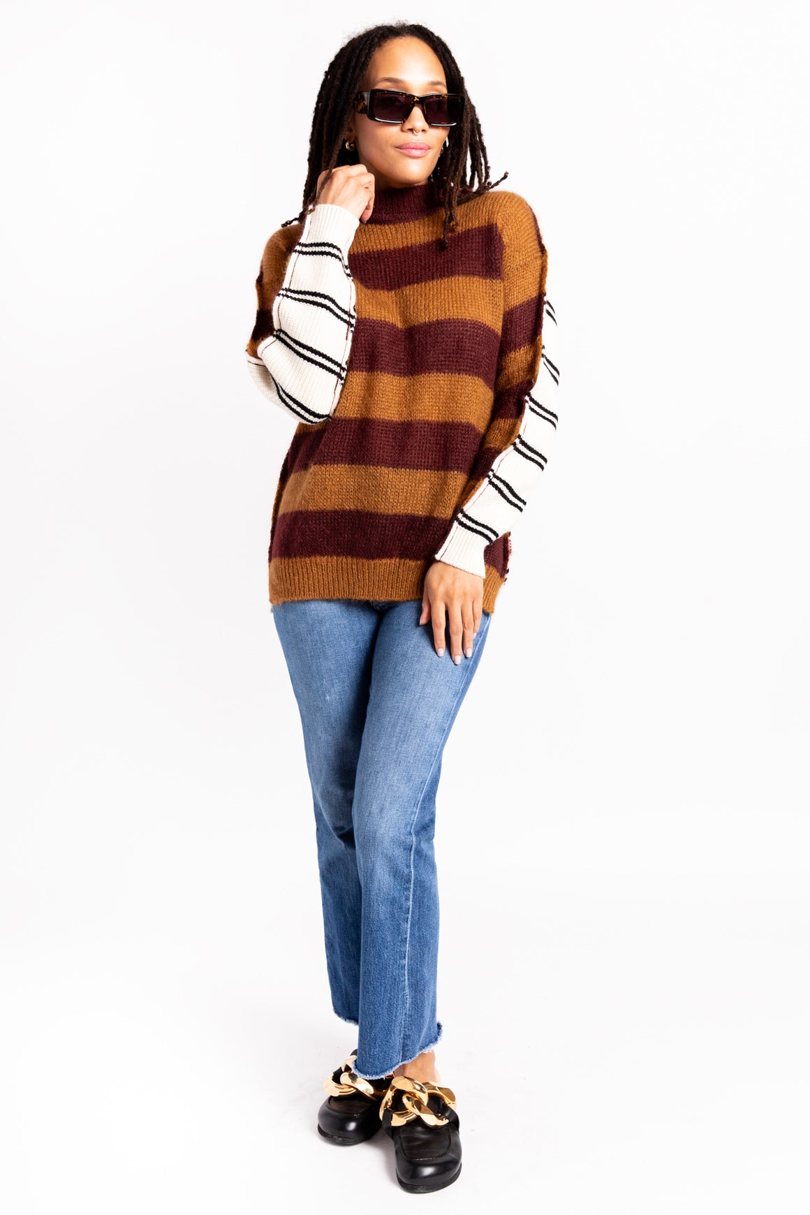 MARNI Two-Sided Striped Sweater