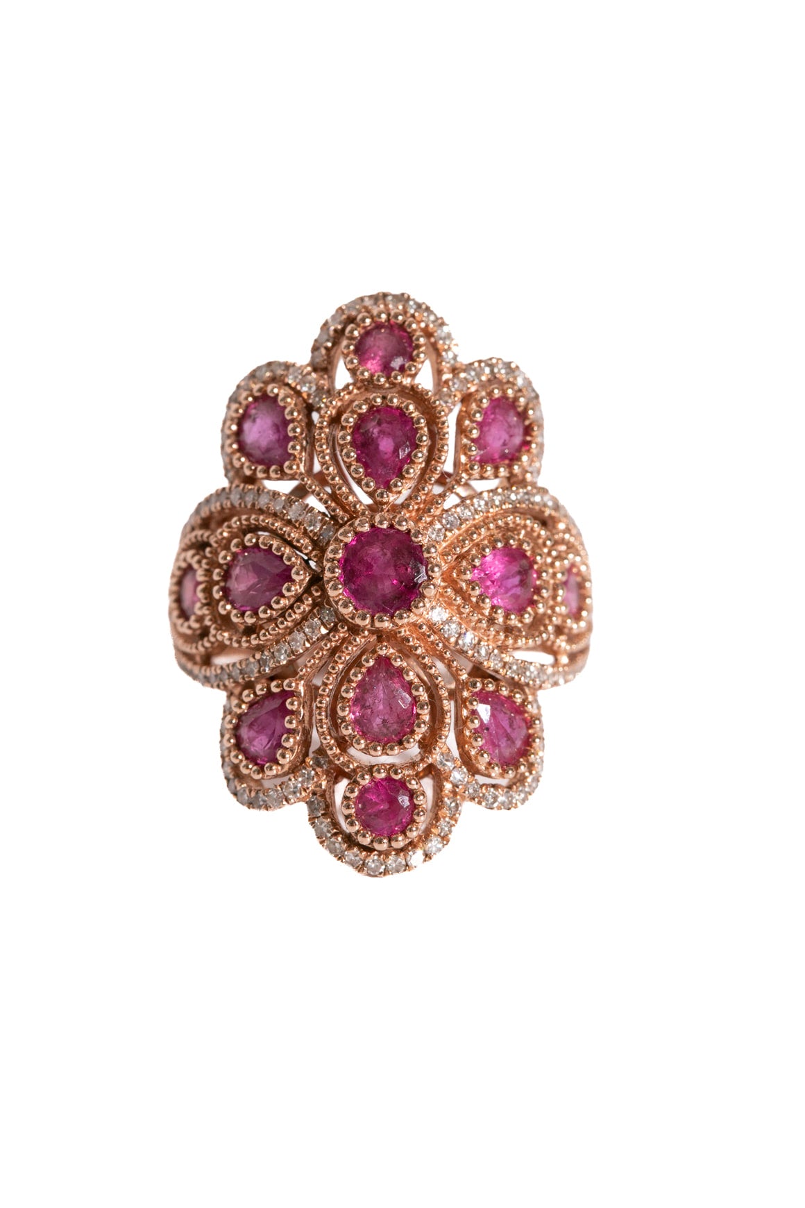 EFFY 14k Ruby & Diamond Statement Ring