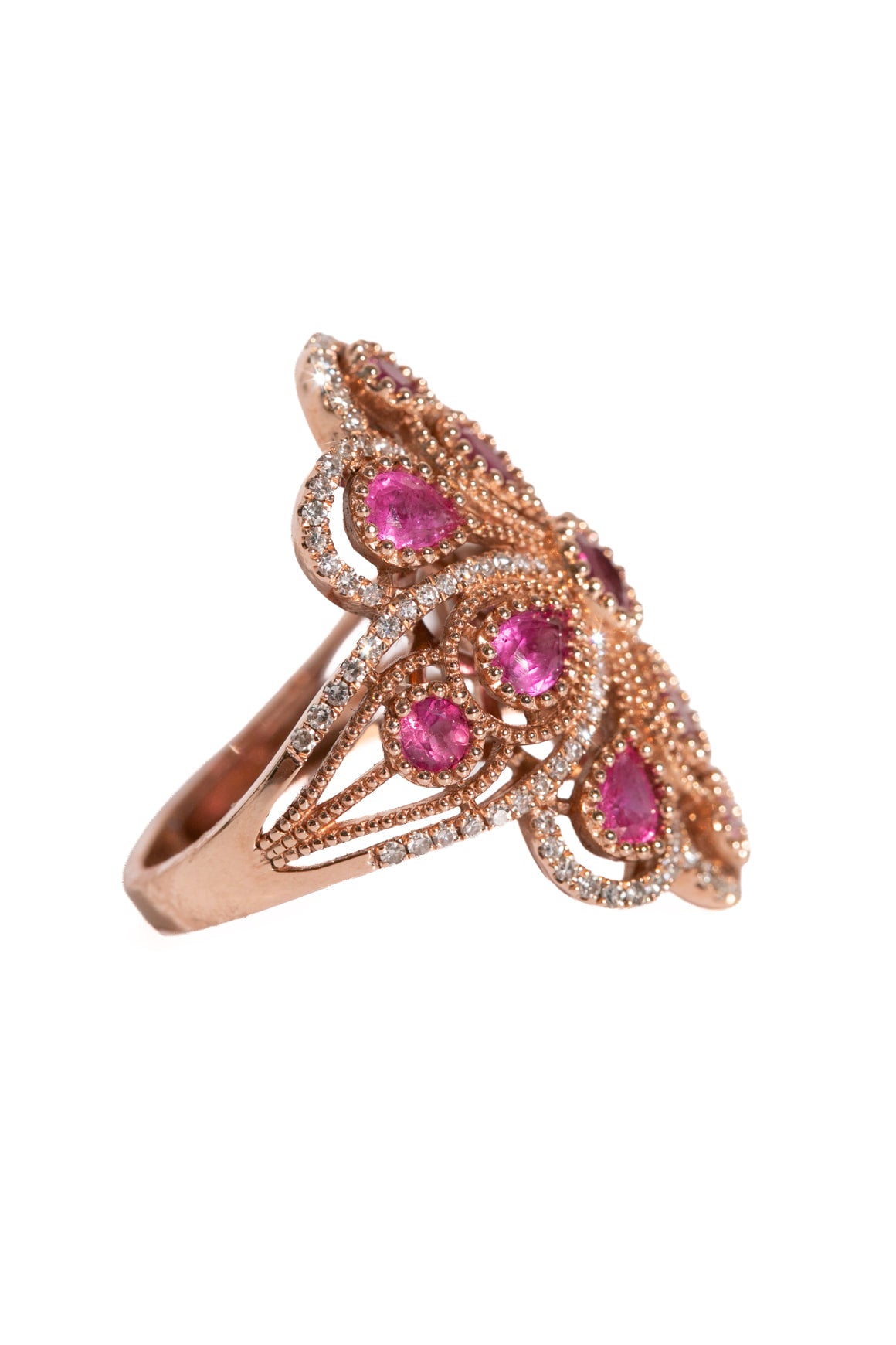EFFY 14k Ruby & Diamond Statement Ring