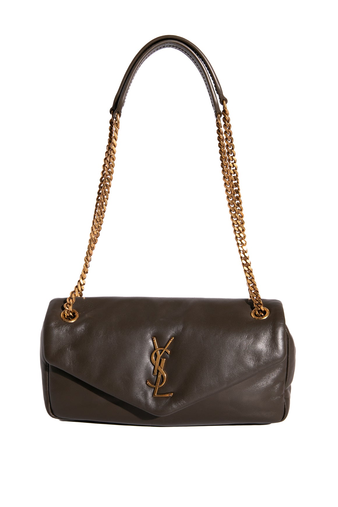 SAINT LAURENT Light Musk Calypso Medium Shoulder Bag