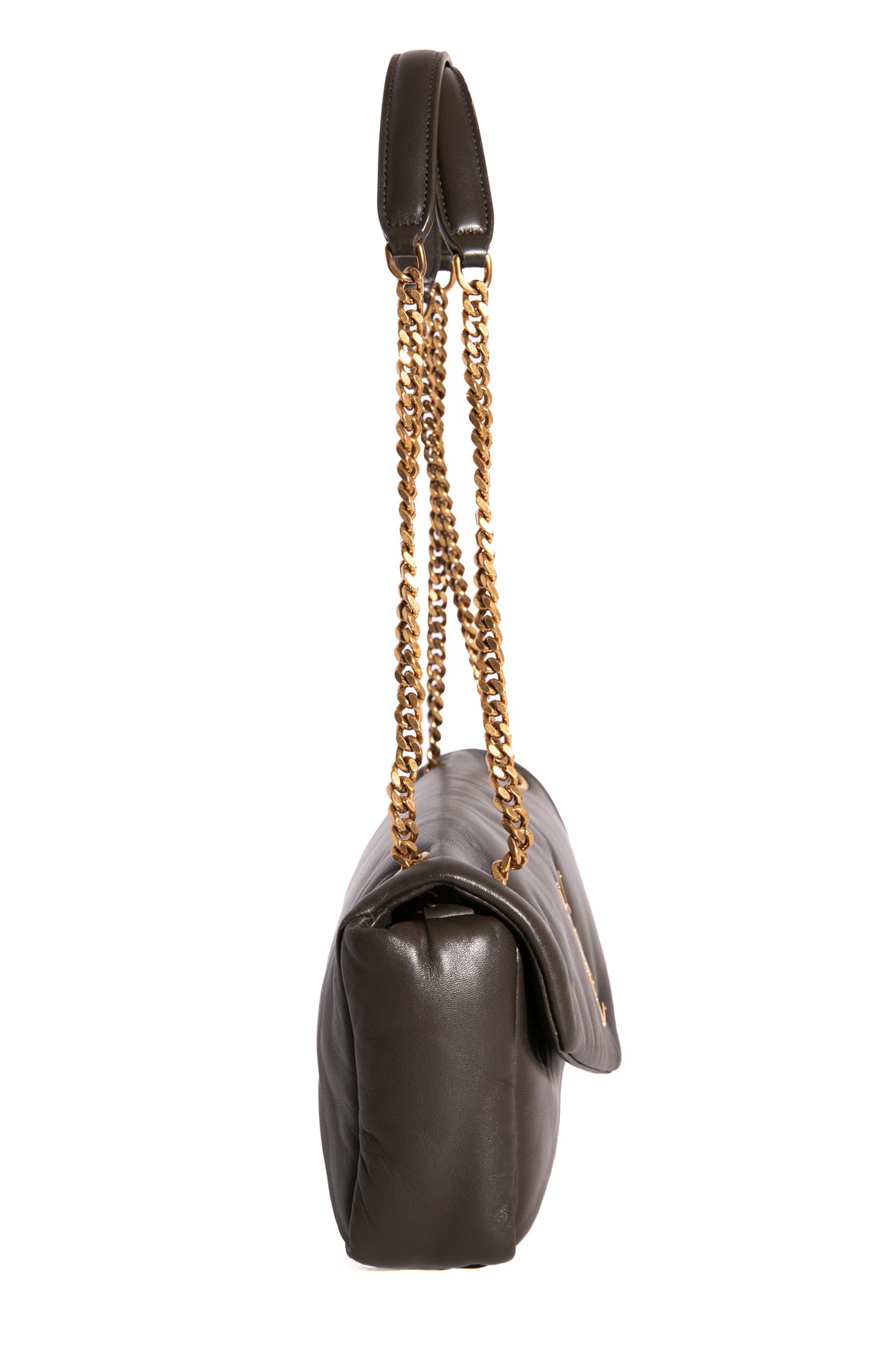 SAINT LAURENT Light Musk Calypso Medium Shoulder Bag