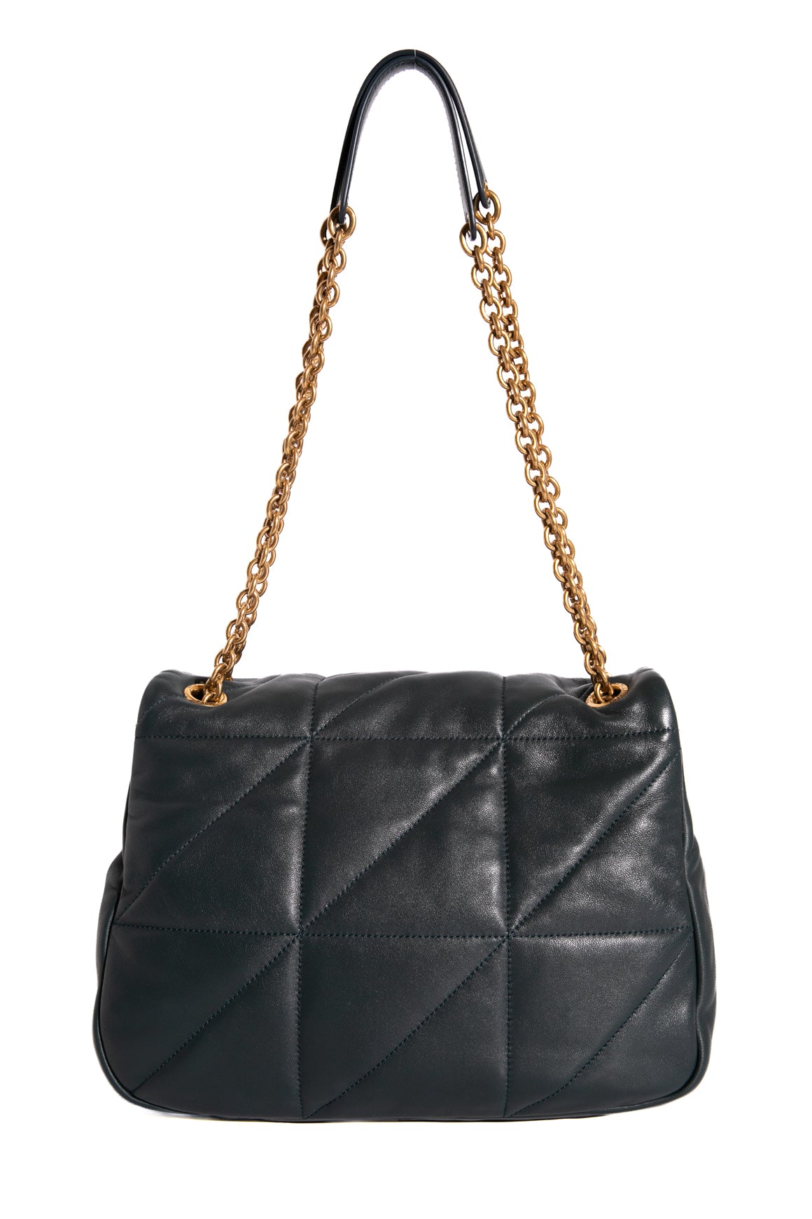 SAINT LAURENT Navy Jamie Patchwork Bag