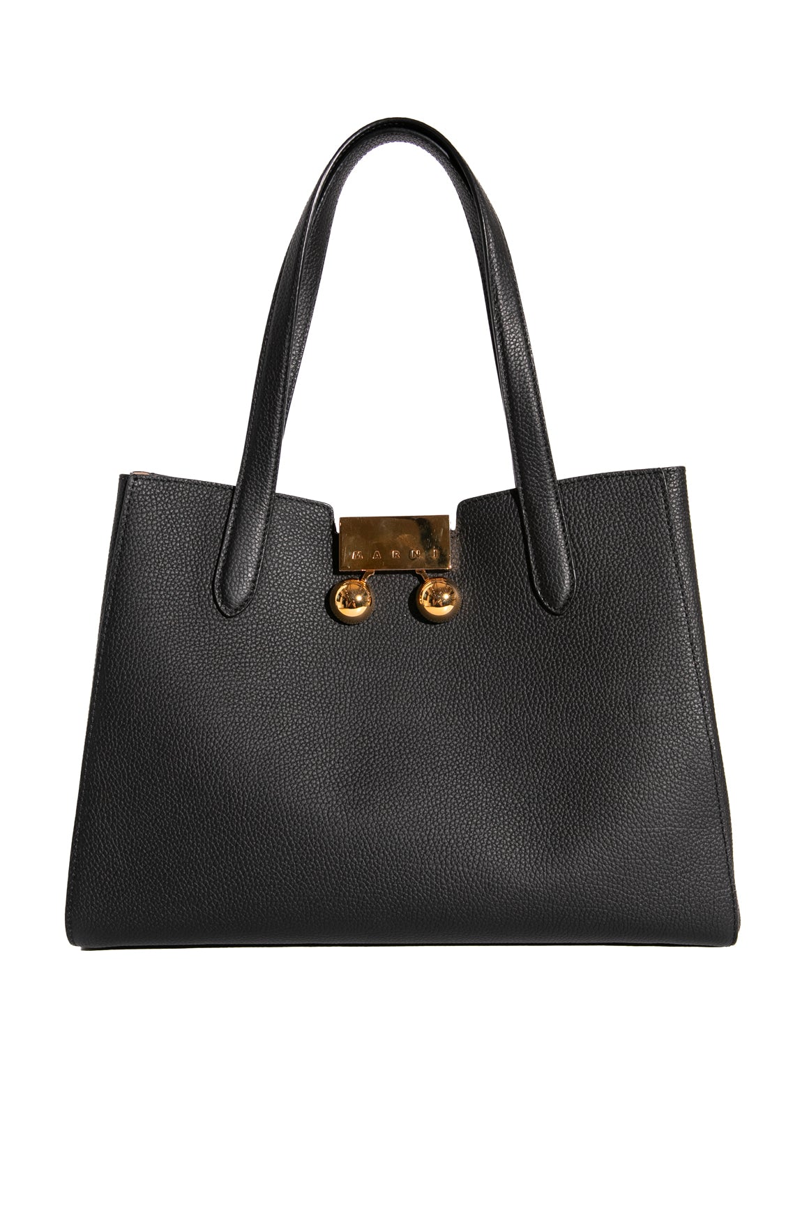 MARNI Black Trunkaroo Tote Bag