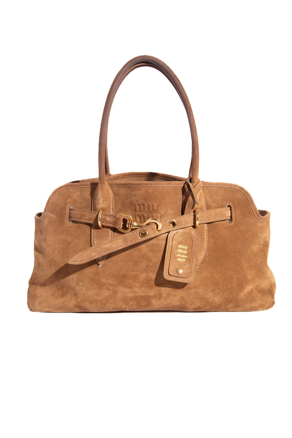 MIU MIU Suede 'Aventure' Bag