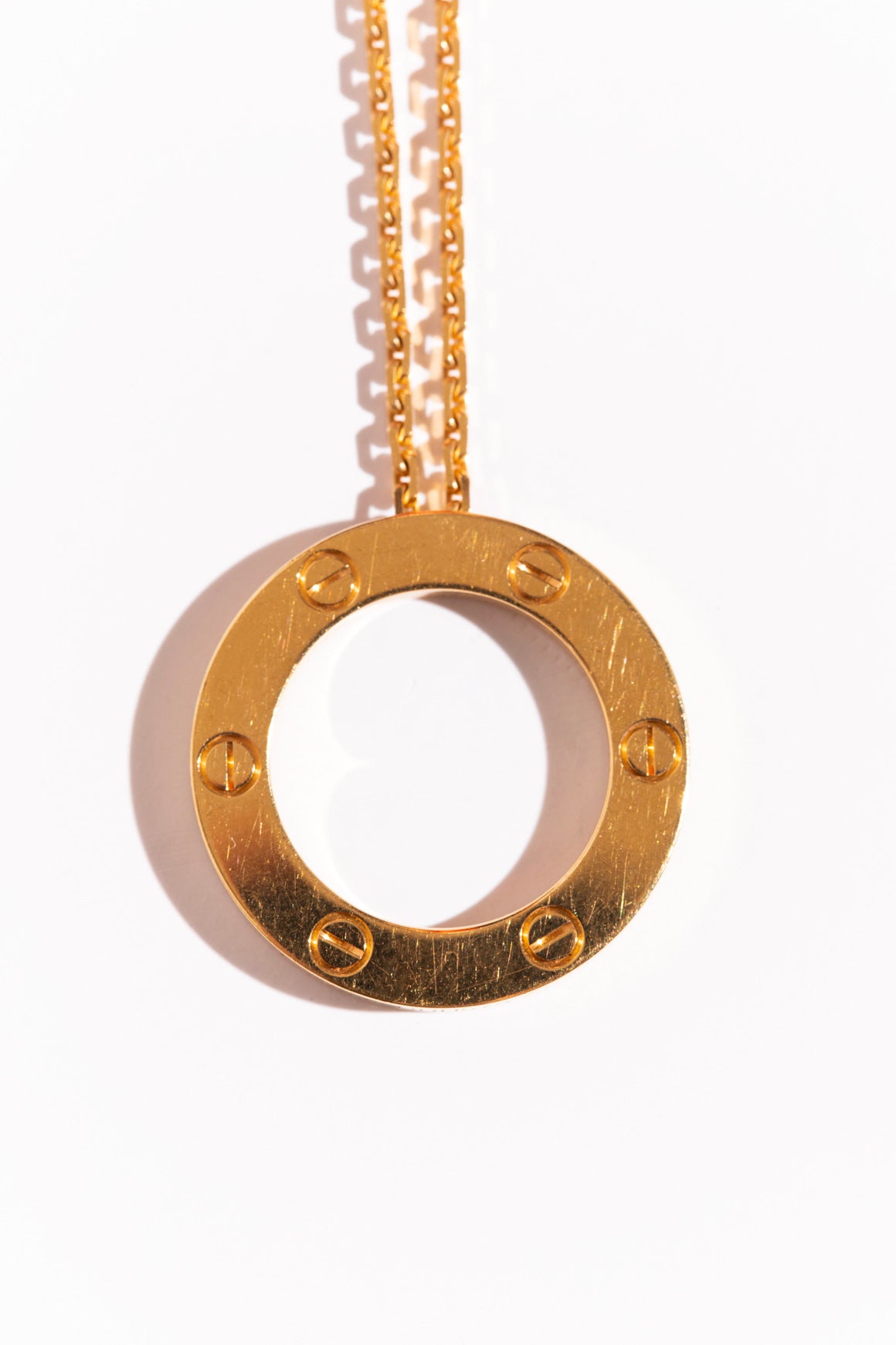 CARTIER 18K Love Necklace