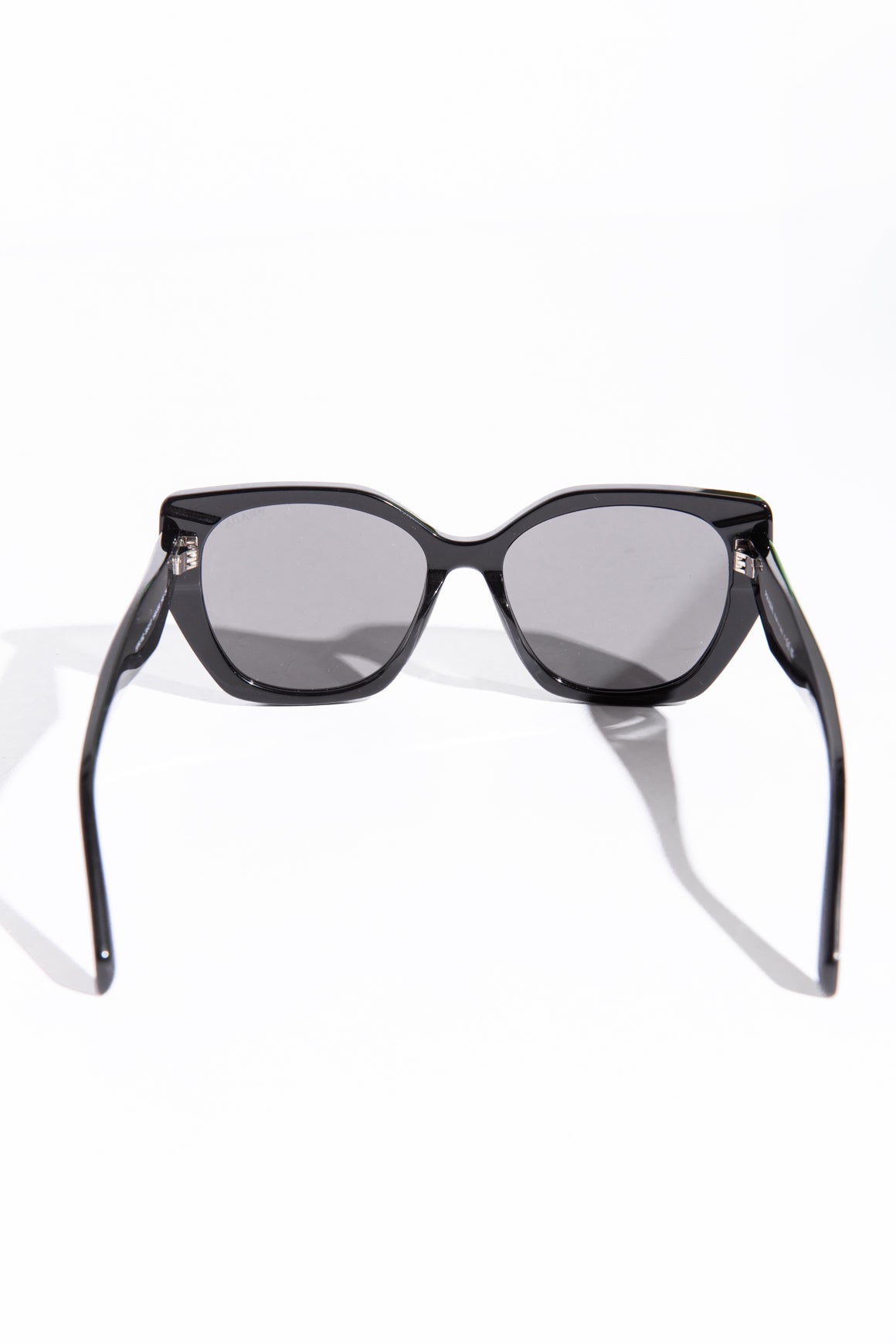 PRADA Black Squared Cat-Eye Sunglasses