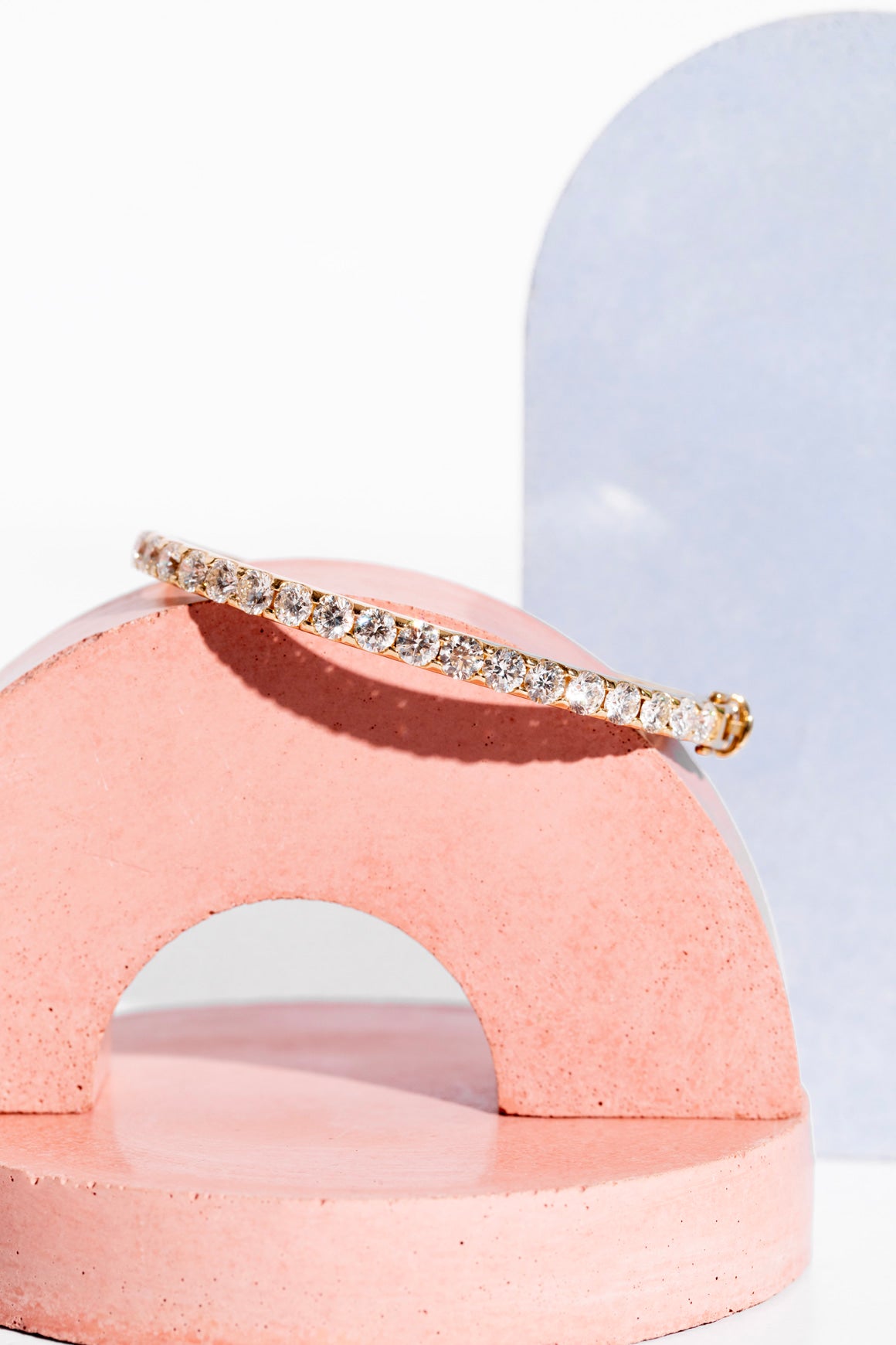 4K Gold Hinge Diamond Gold Bangle