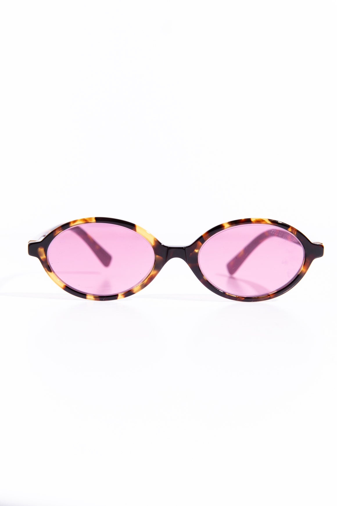 MIU MIU Tortoiseshell "Miu Regard" Sunglasses