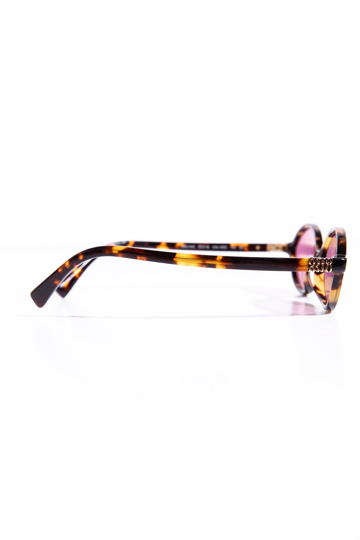 MIU MIU Tortoiseshell "Miu Regard" Sunglasses