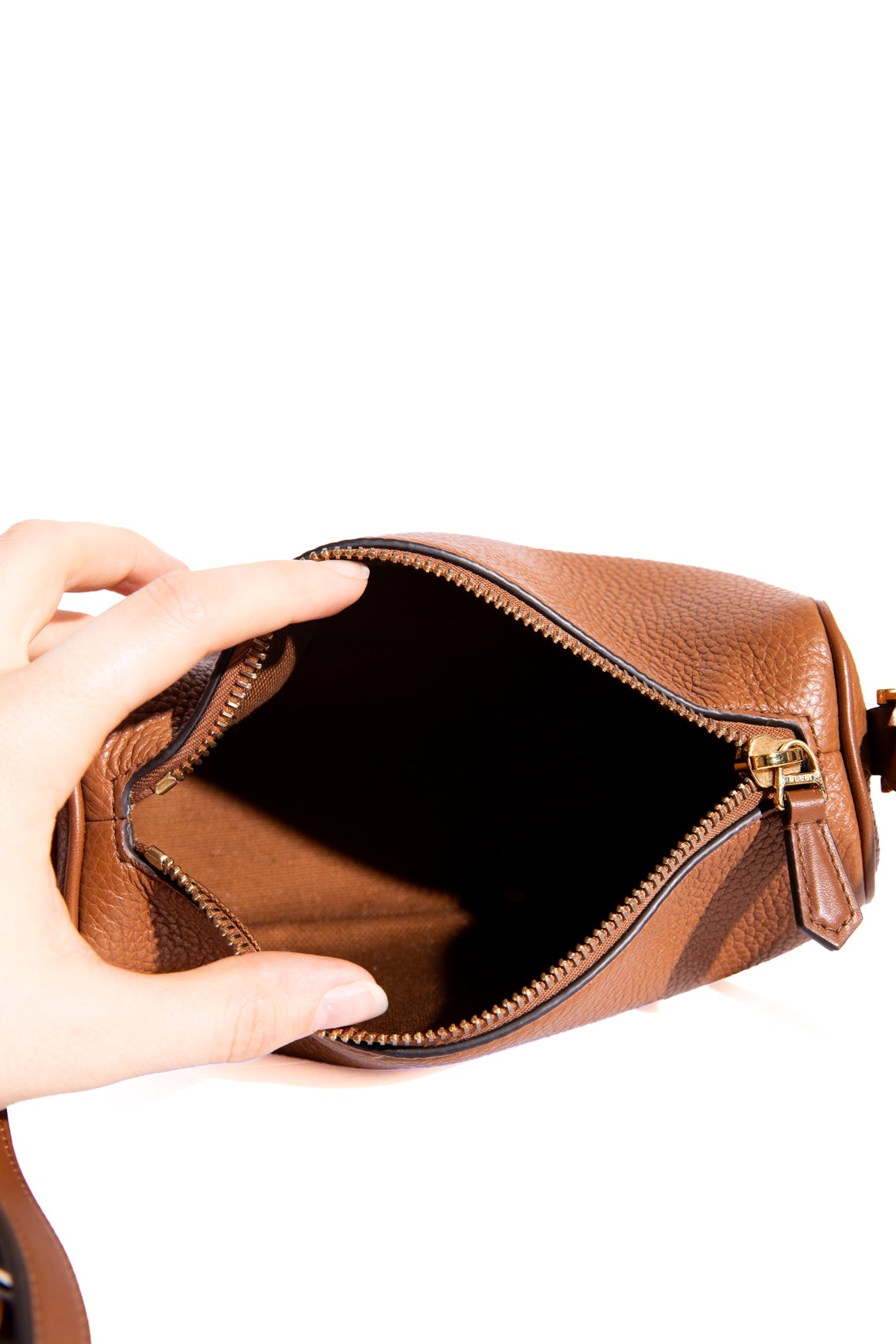 GUCCI Tan Half Horsebit Mini Bag
